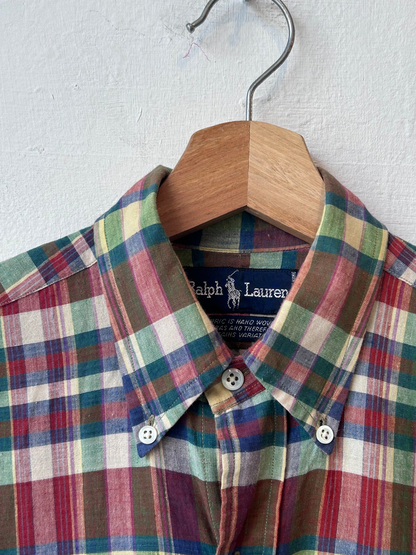 90's Ralph Lauren Madras India Shirt