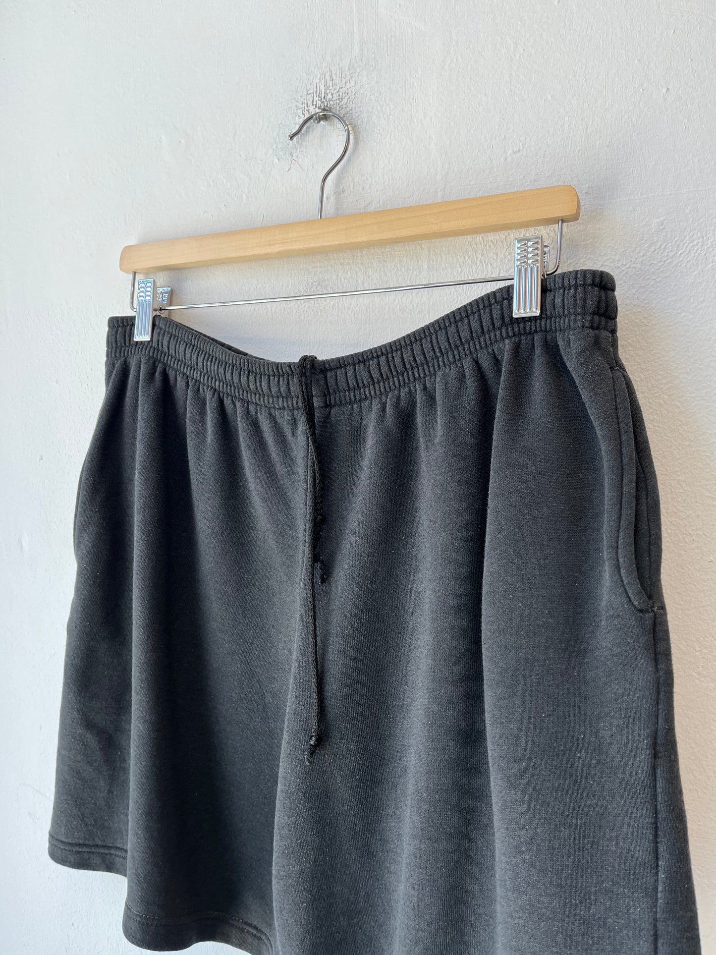 Y2K Black Cotton Shorts 28-32"