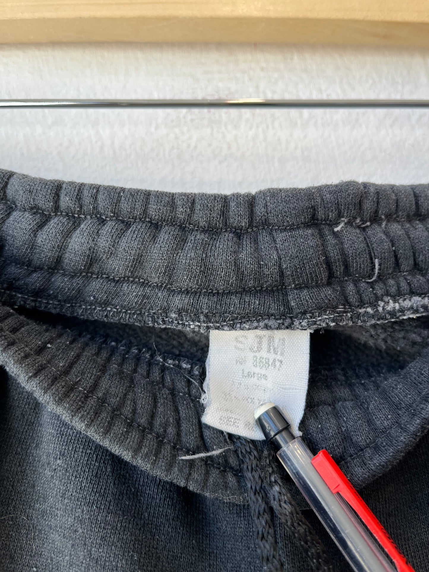 Y2K Black Cotton Shorts 28-32"