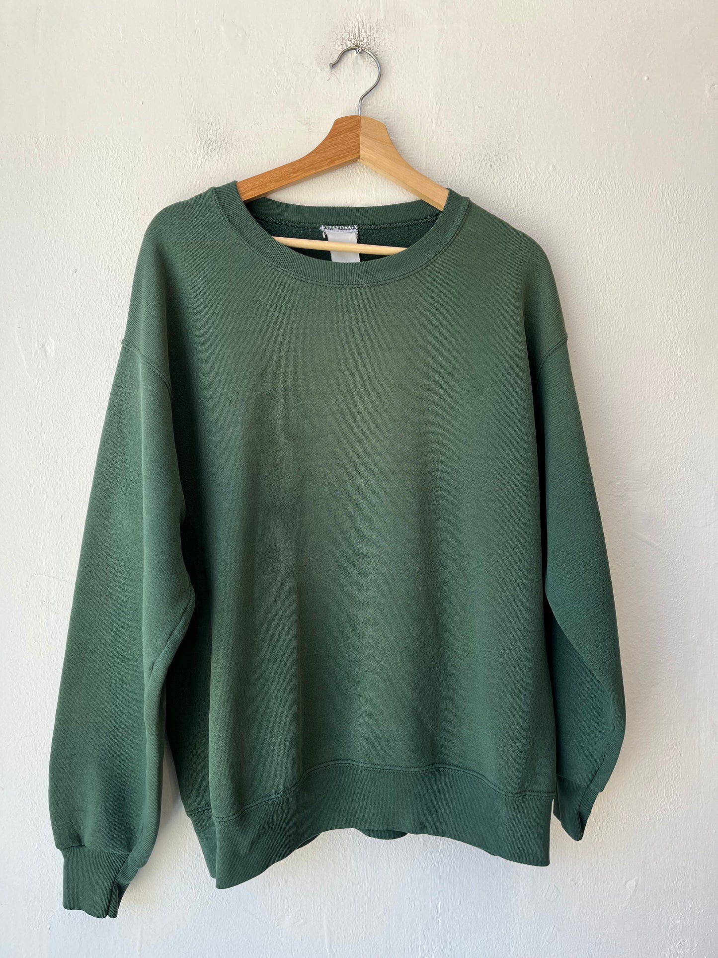 90's Blank Green Sweatshirt