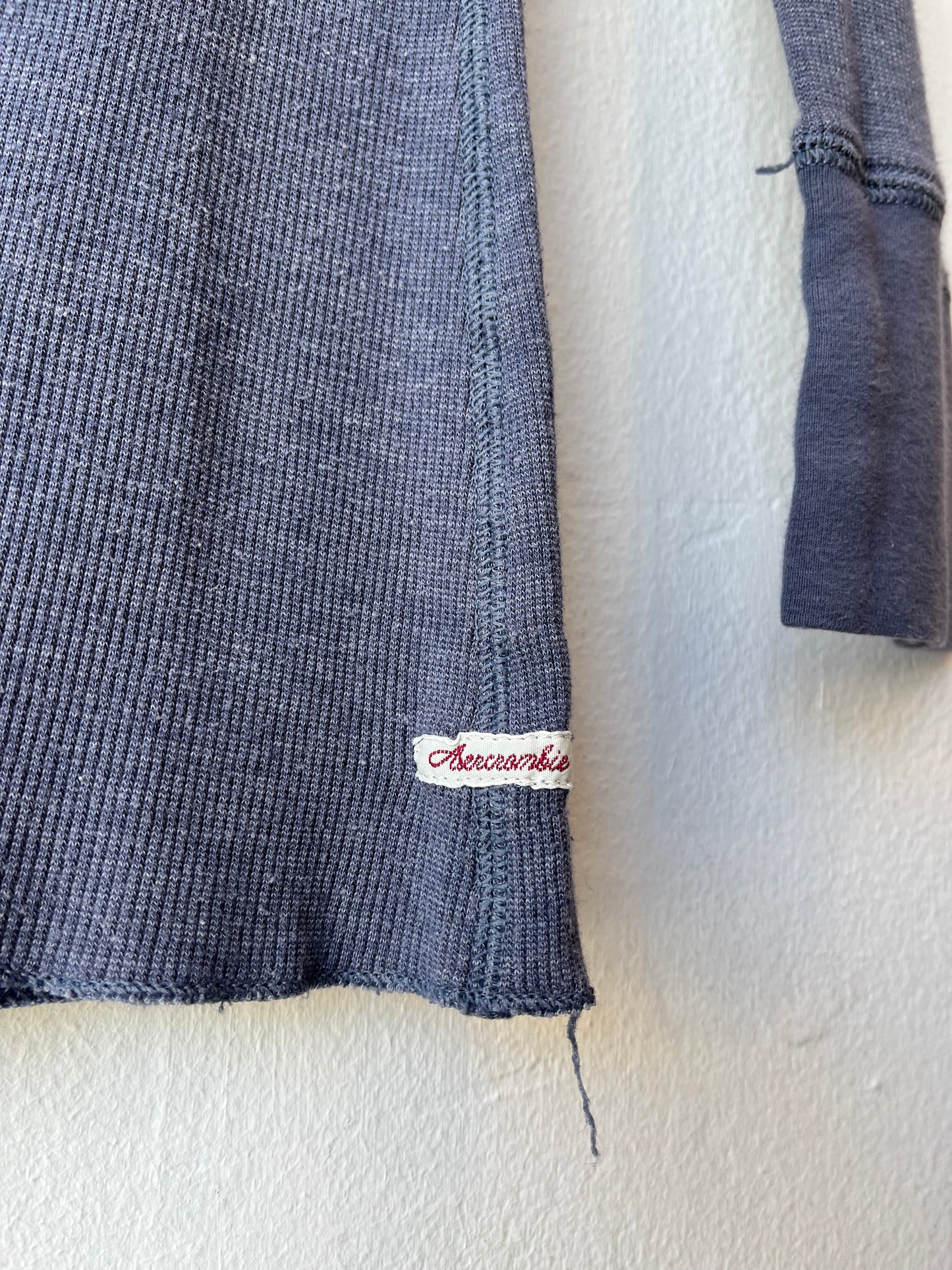 Y2K Abercrombie Henley Long Sleeve