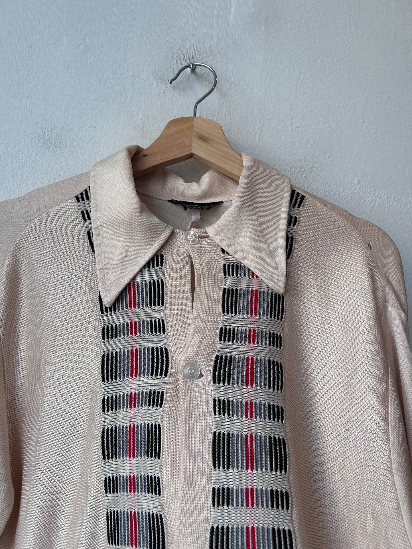 50's Button Up Knit Shirt