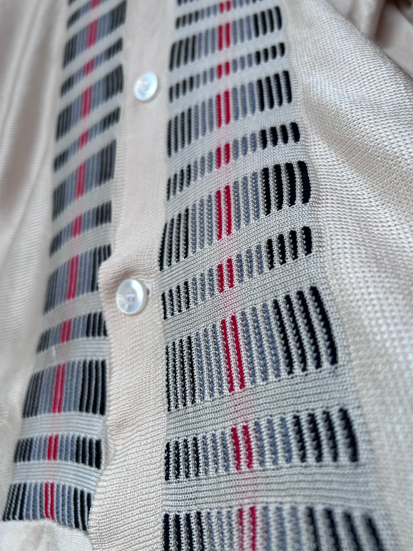 50's Button Up Knit Shirt