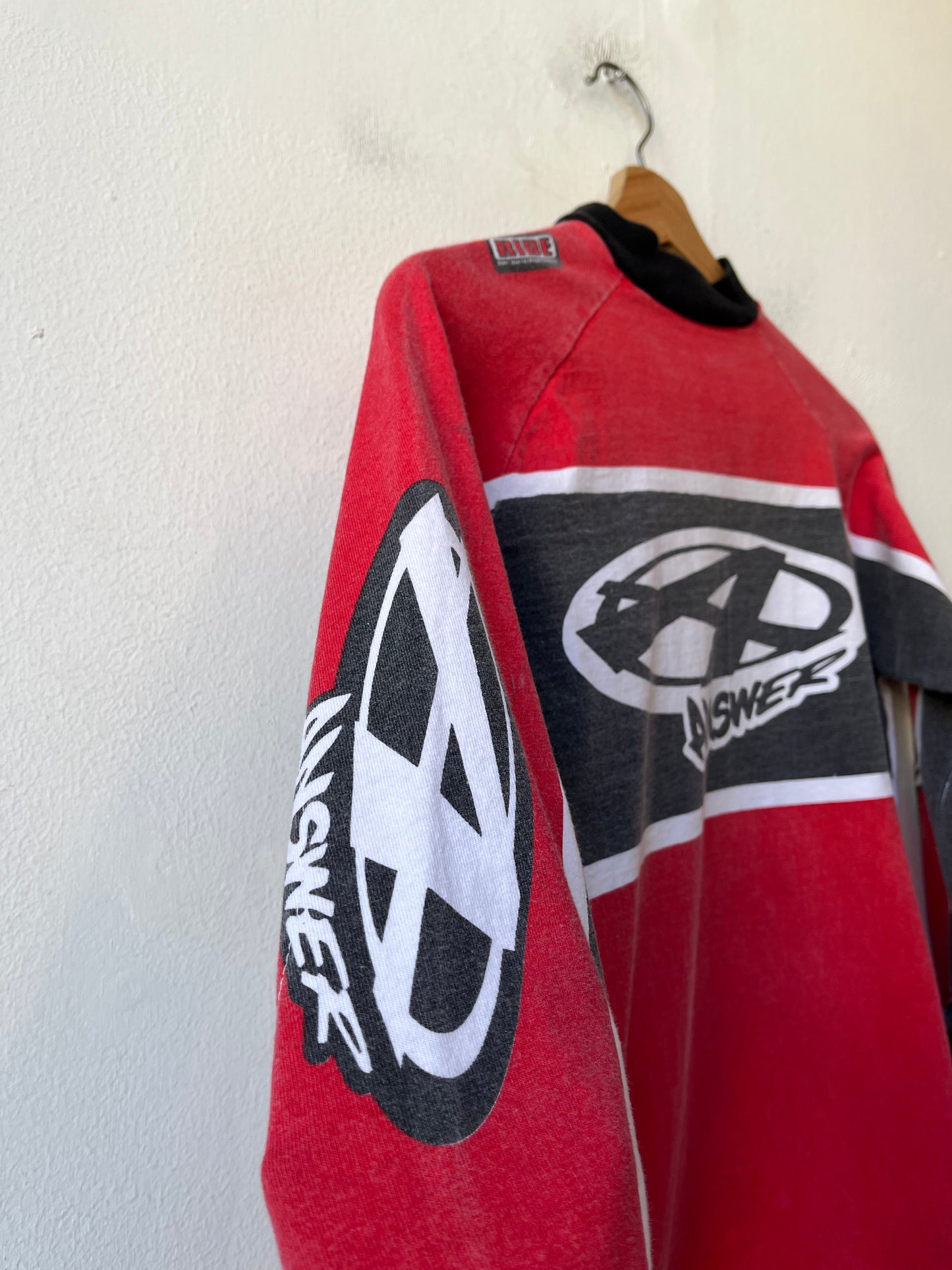 90's Answer Motorcross Long Sleeve Top