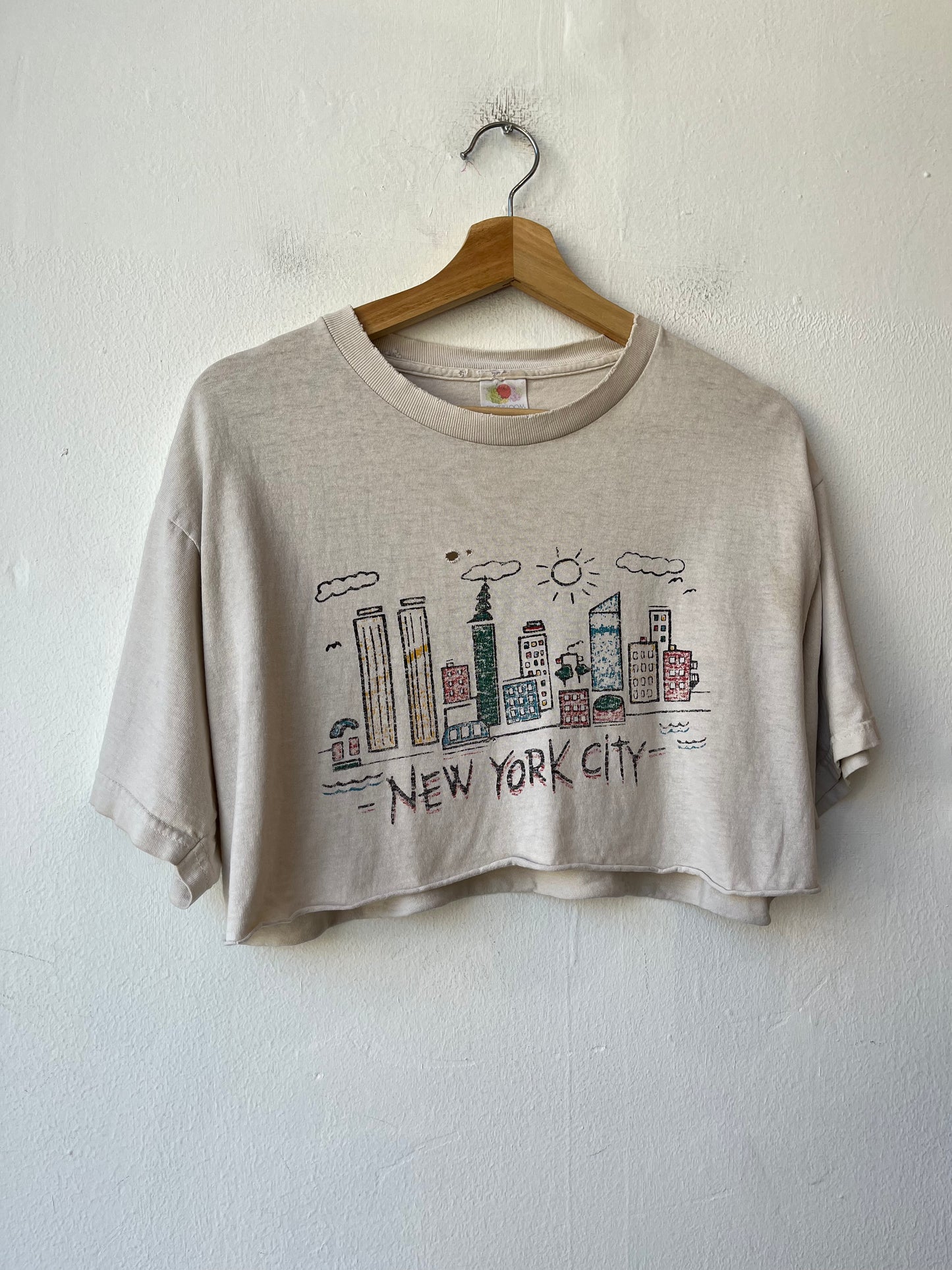 Y2K Cropped New York T-Shirt