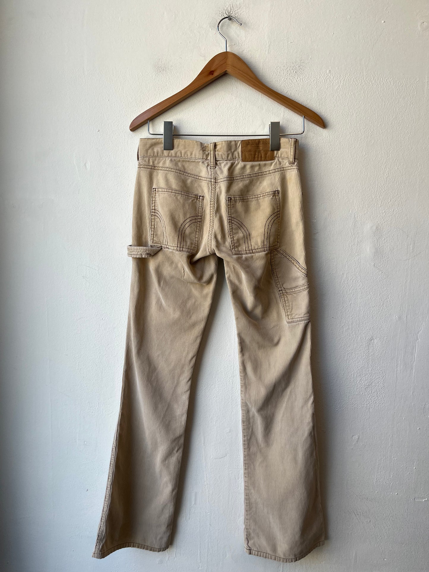 Y2K Low-Rise Corduroy Flare Pants 28"