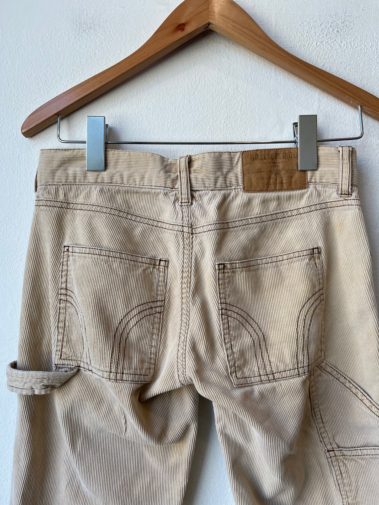 Y2K Low-Rise Corduroy Flare Pants 28"