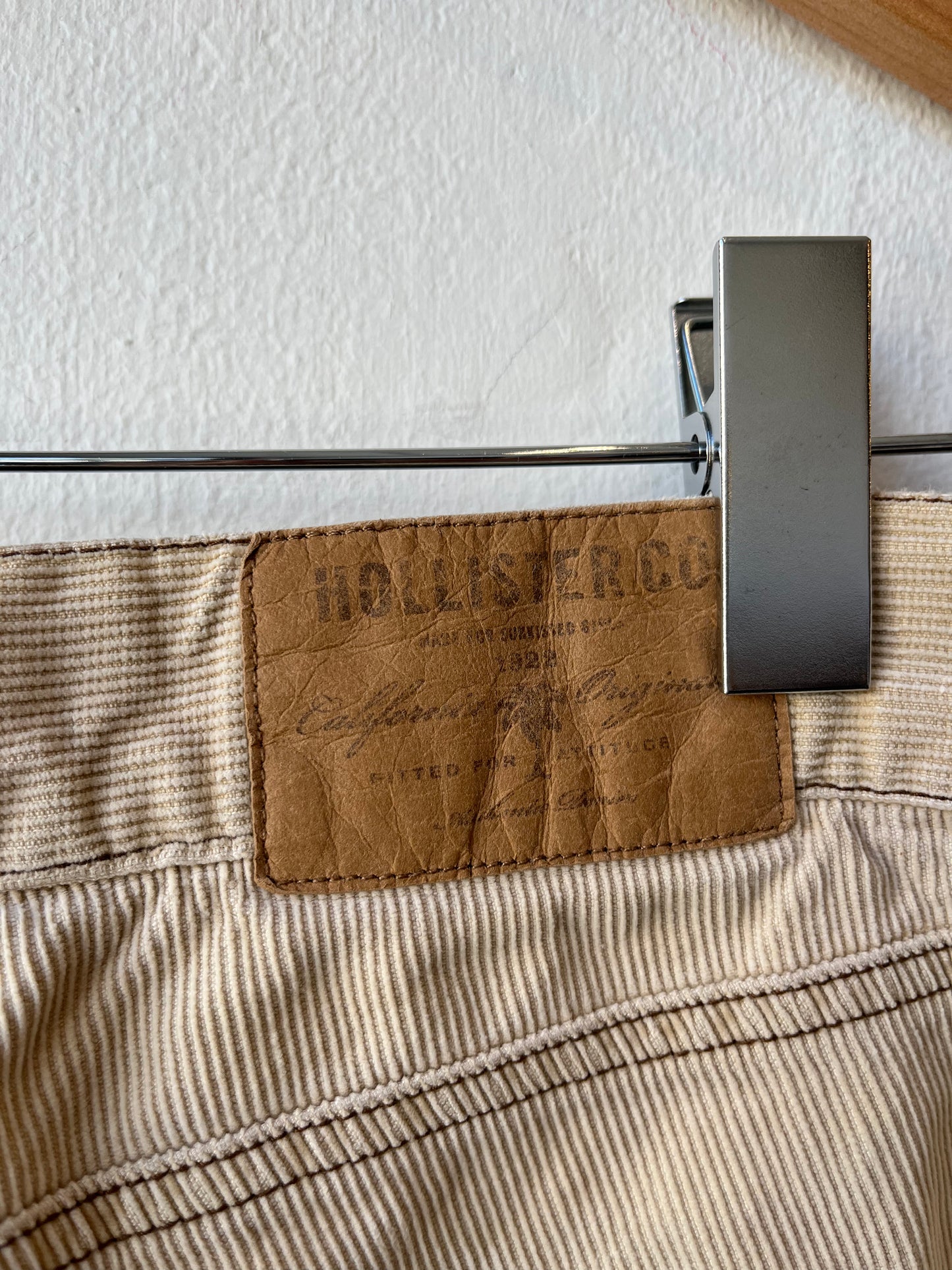Y2K Low-Rise Corduroy Flare Pants 28"