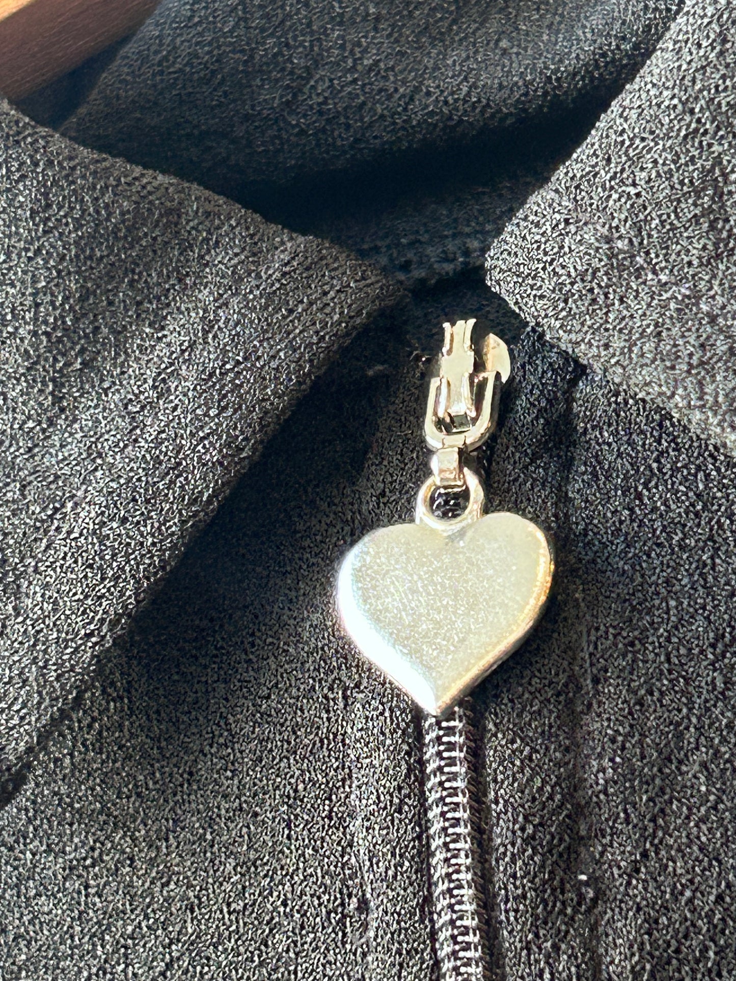 90's Quarter Zip Heart Long Sleeve