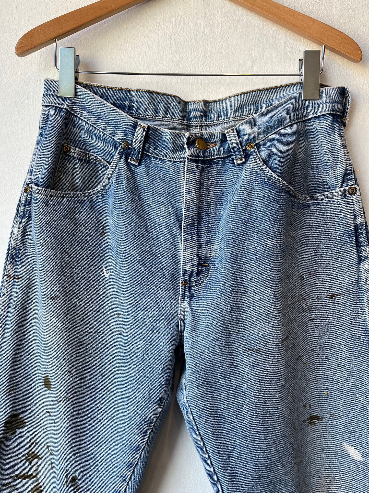 90's Wrangler Painted Jeans 32"
