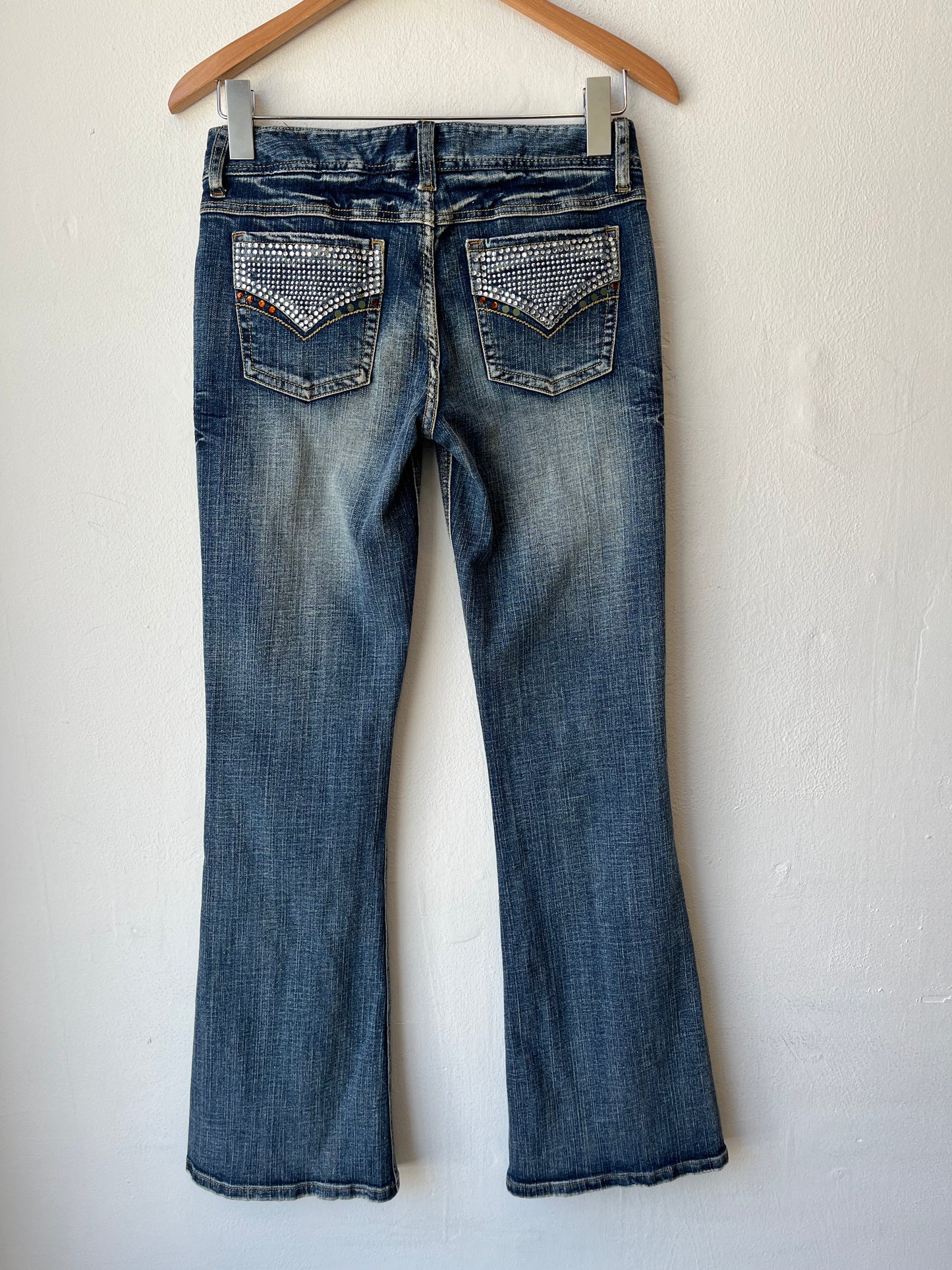 Y2K Bedazzled Mudd Jeans 28”