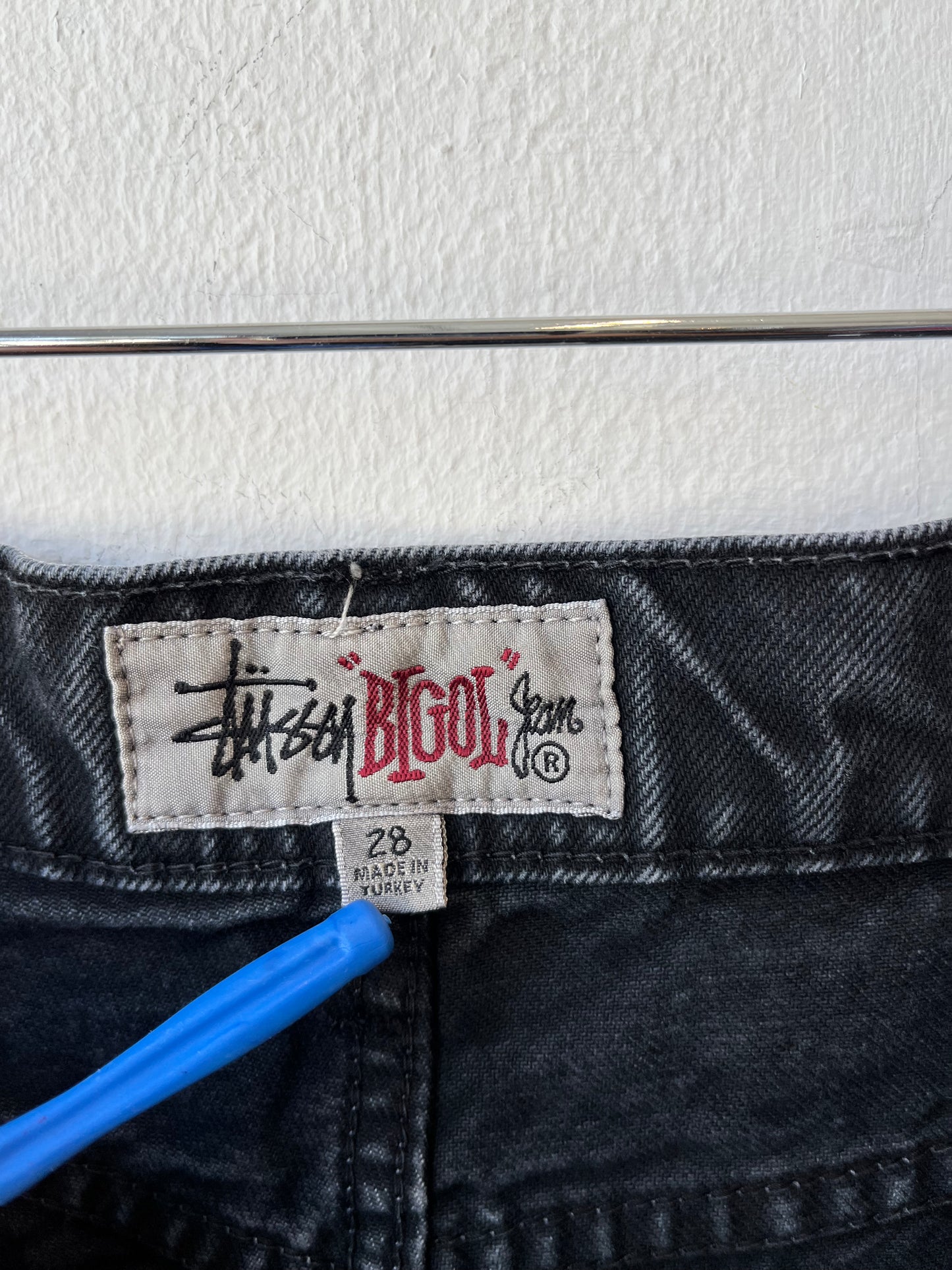 Y2K Stussy Black Jeans 29"