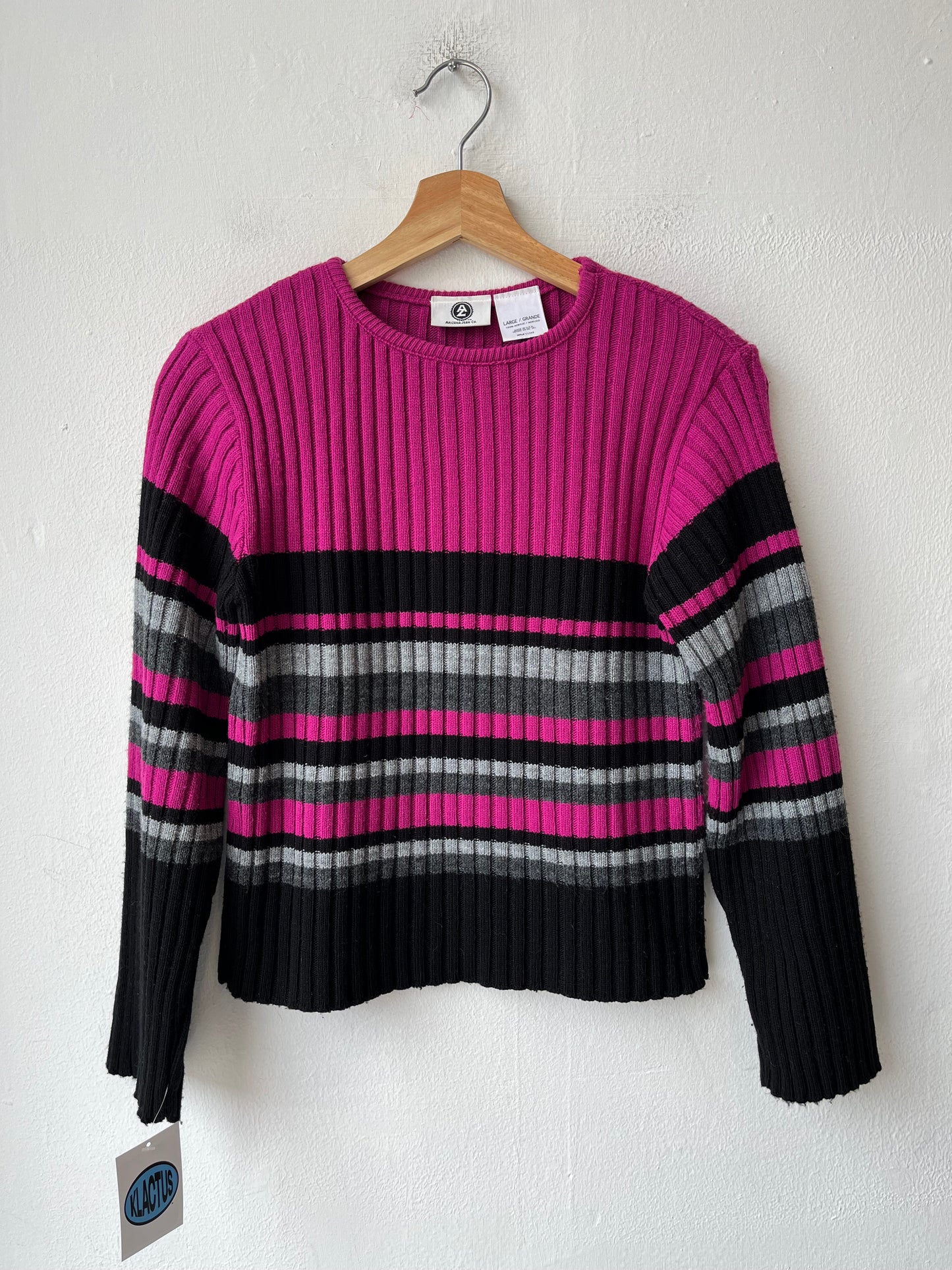 90's Striped Knit Sweater