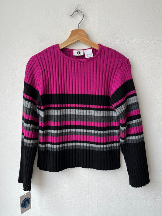 90's Striped Knit Sweater