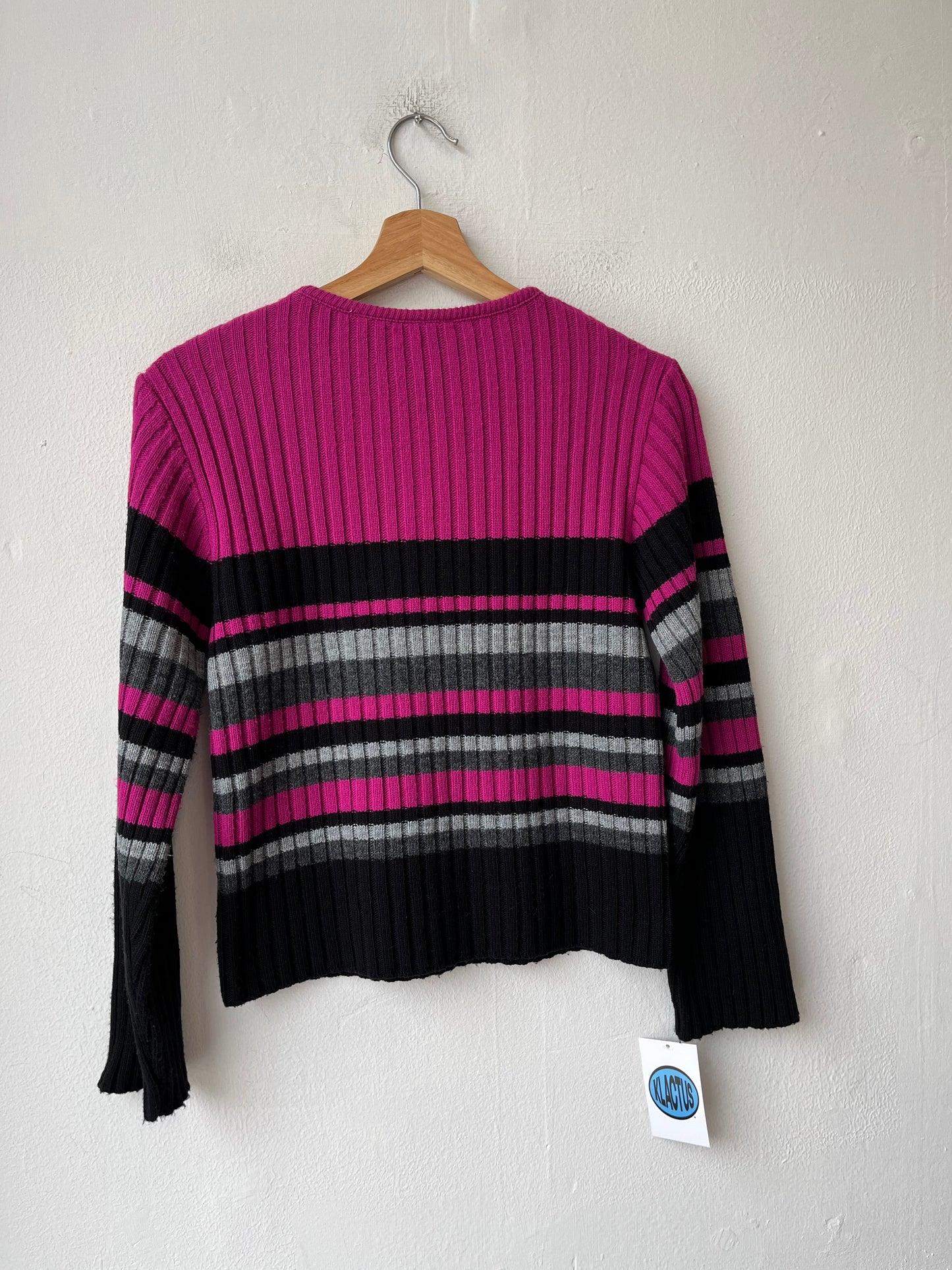 90's Striped Knit Sweater