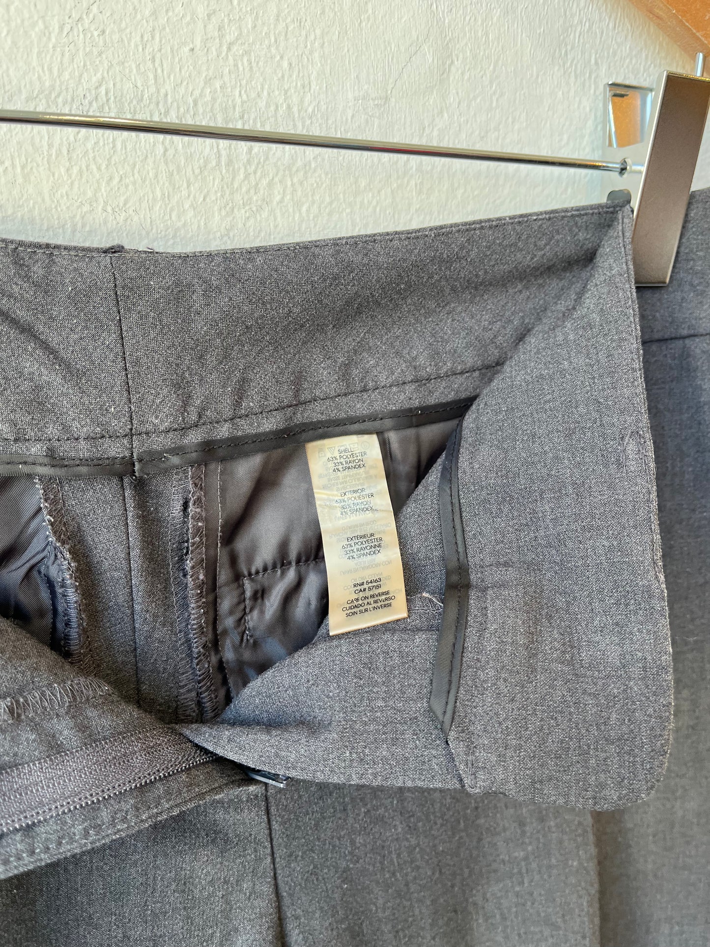Y2K Mid Rise Dress Pants 28"