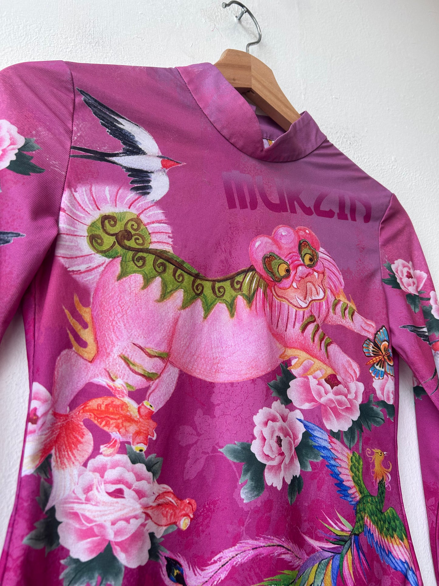 Y2K Pink Dragon Top