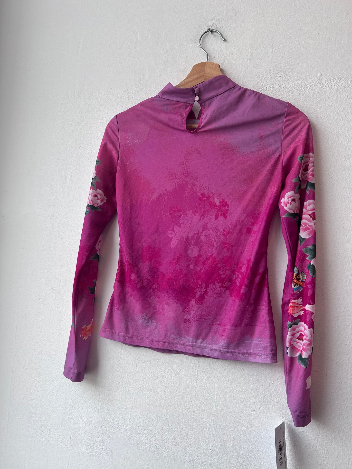 Y2K Pink Dragon Top