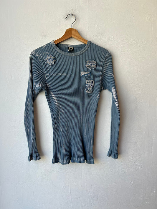 90's Ribbed Long Sleeve Top