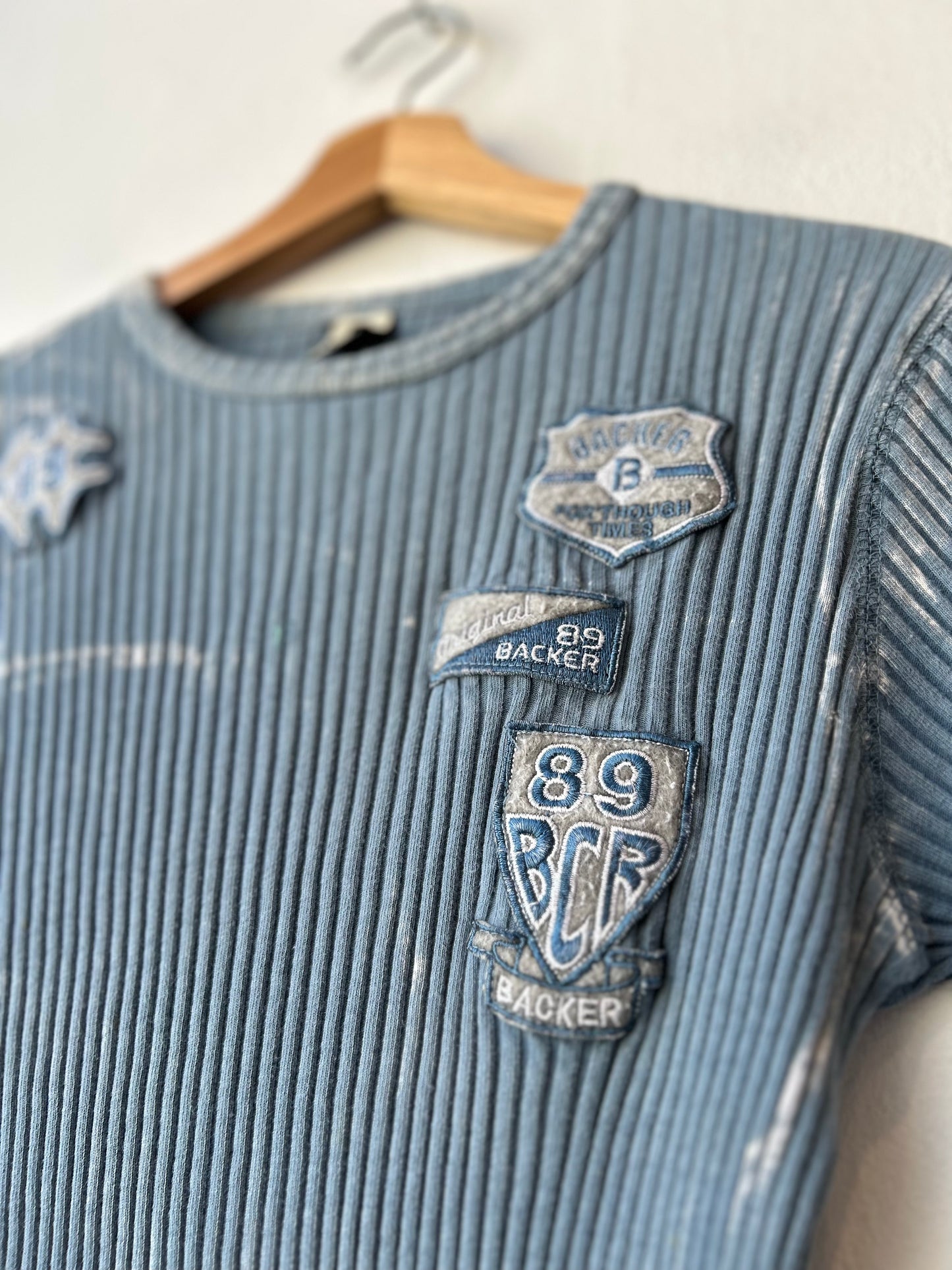 90's Ribbed Long Sleeve Top