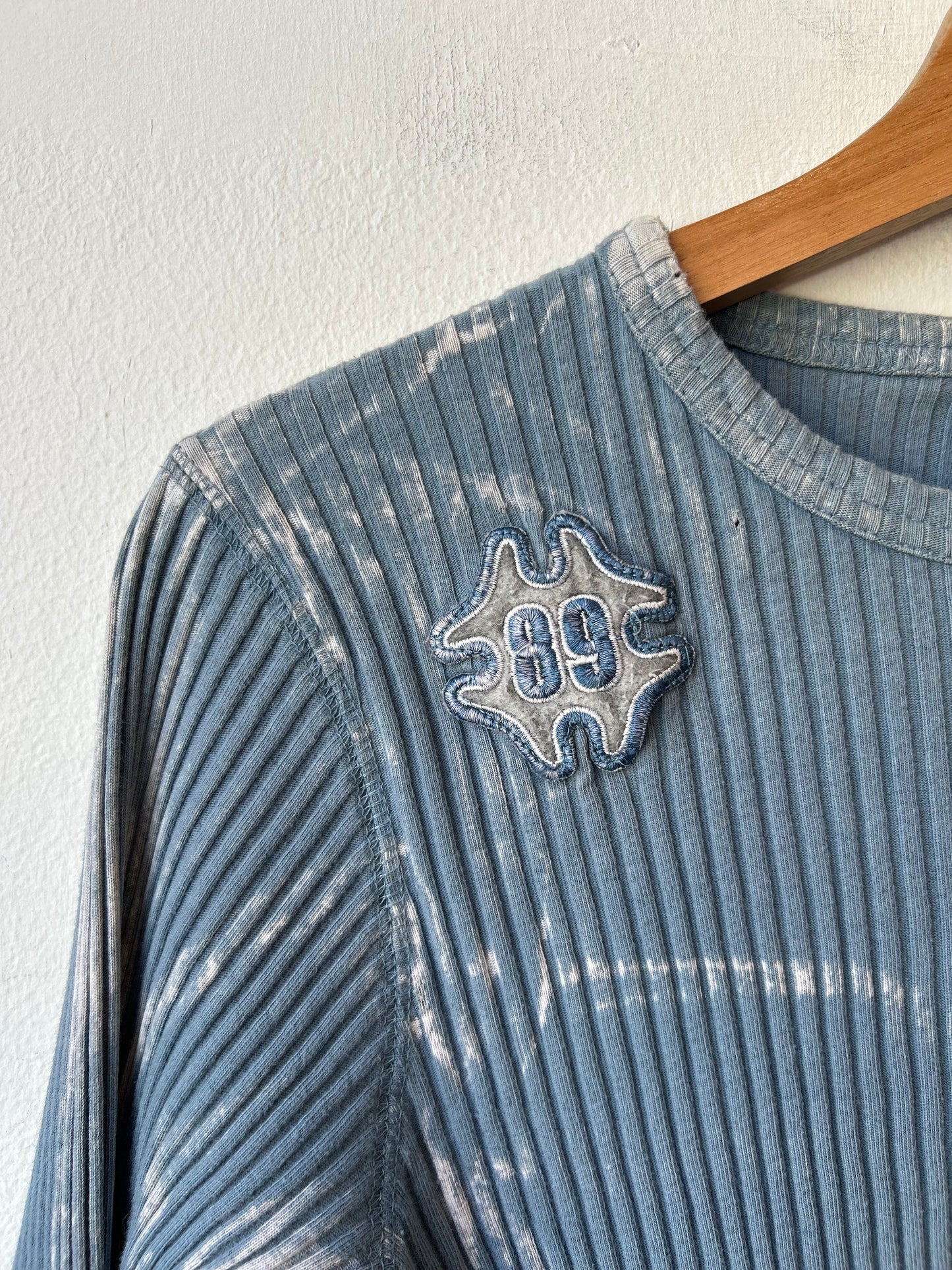 90's Ribbed Long Sleeve Top