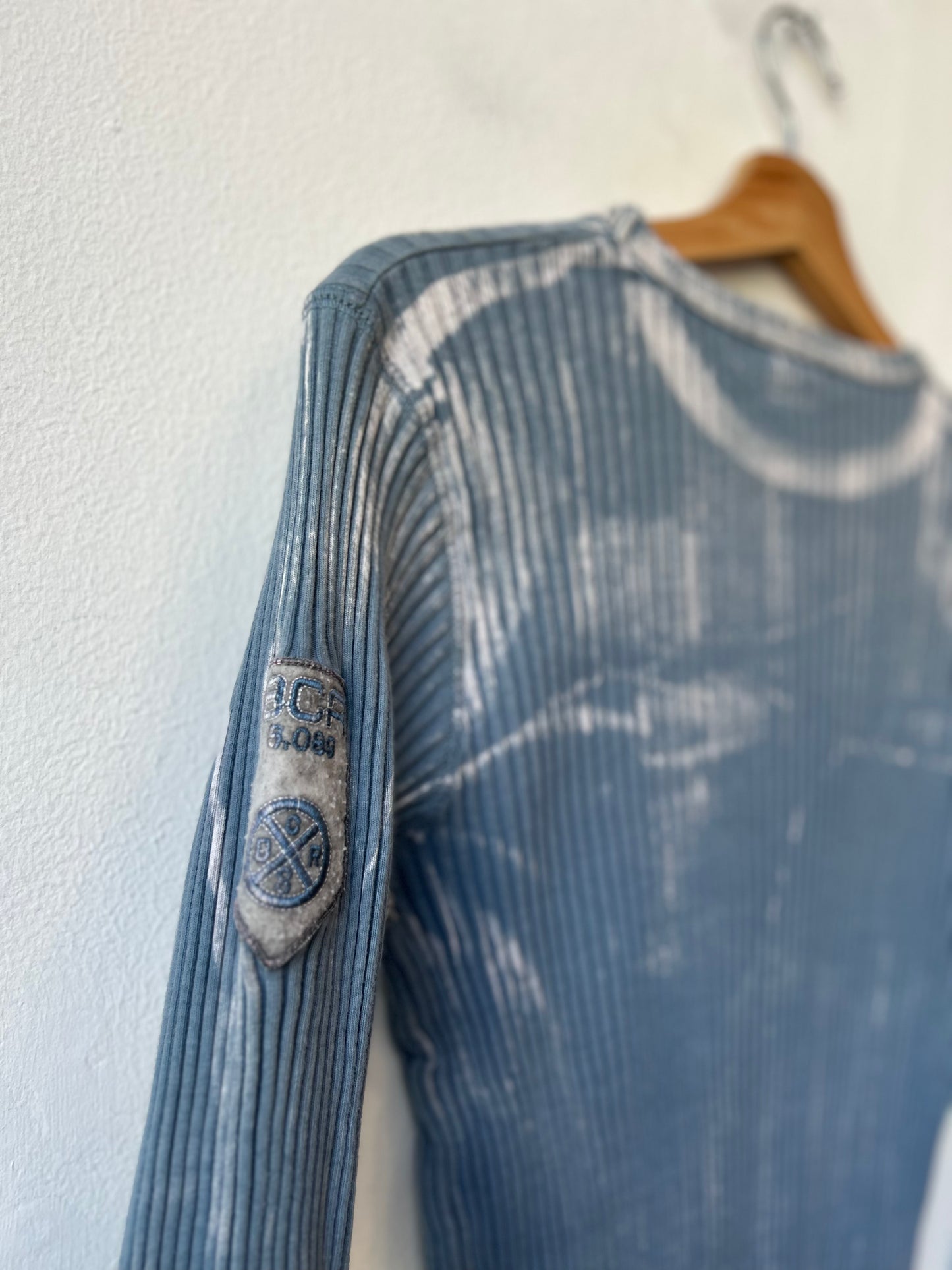 90's Ribbed Long Sleeve Top