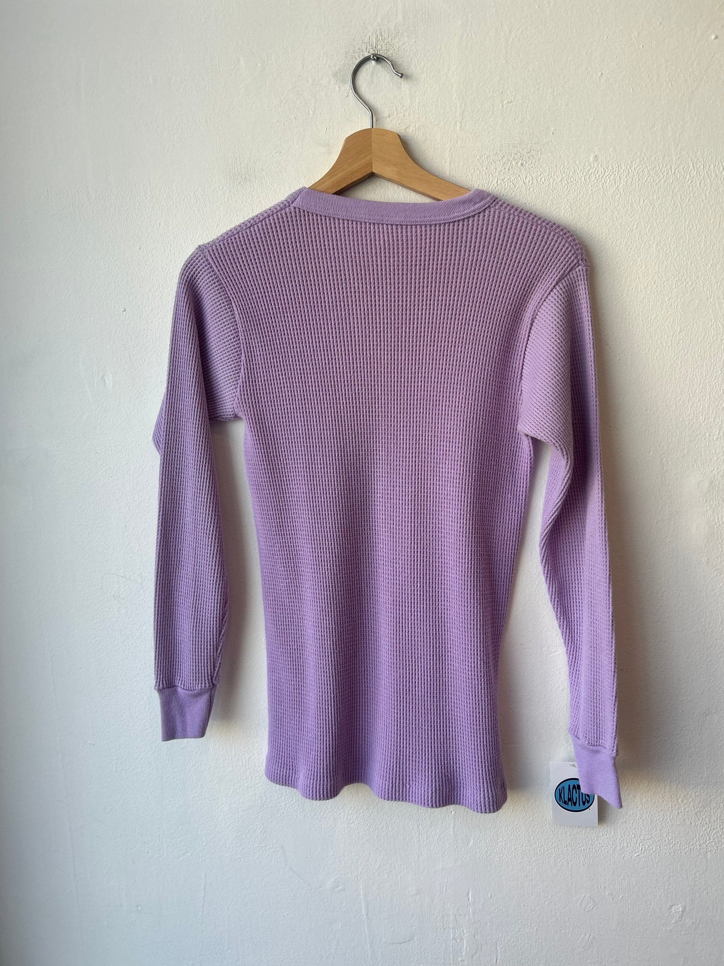 70's Purple Thermal Long Sleeve