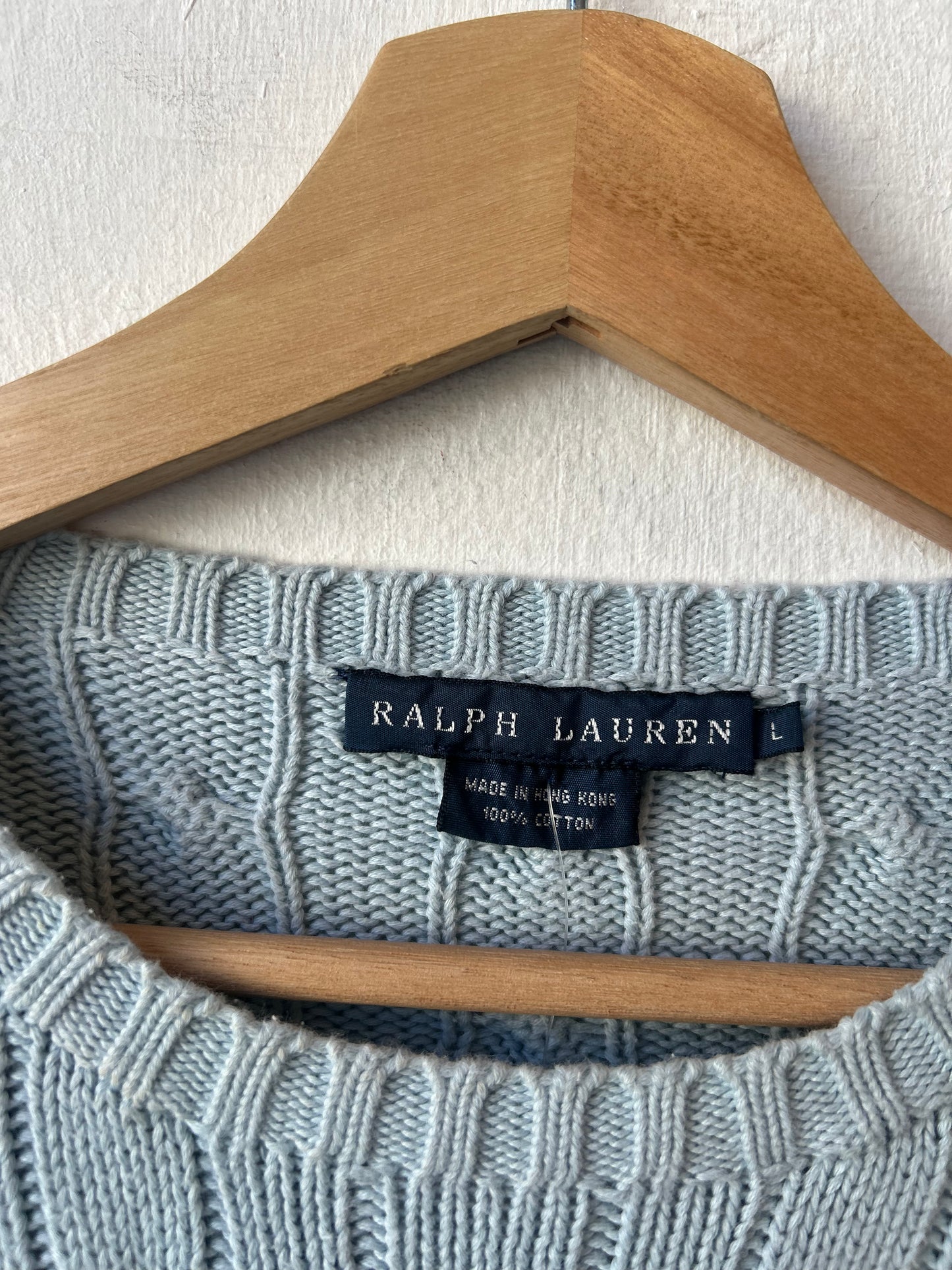 Y2K Polo Cable Knit Sweater