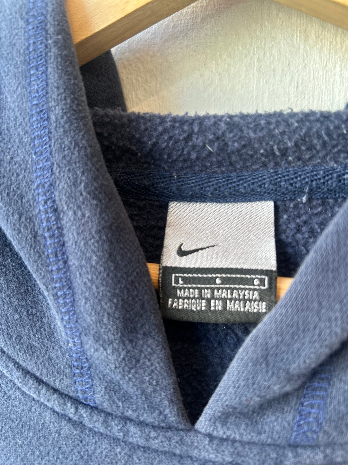 Y2K Navy Nike Hoodie