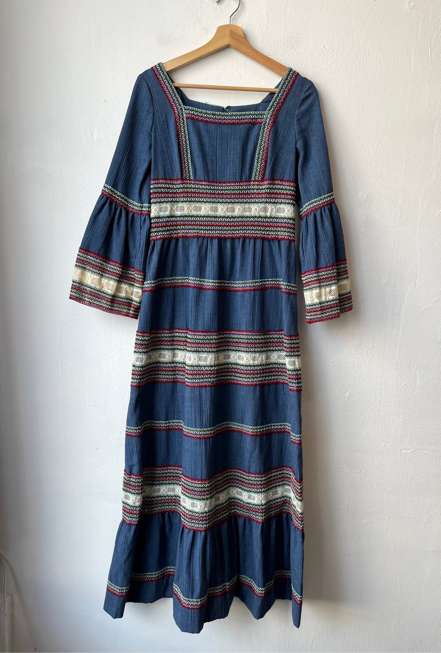 70's Cotton Maxi Dress