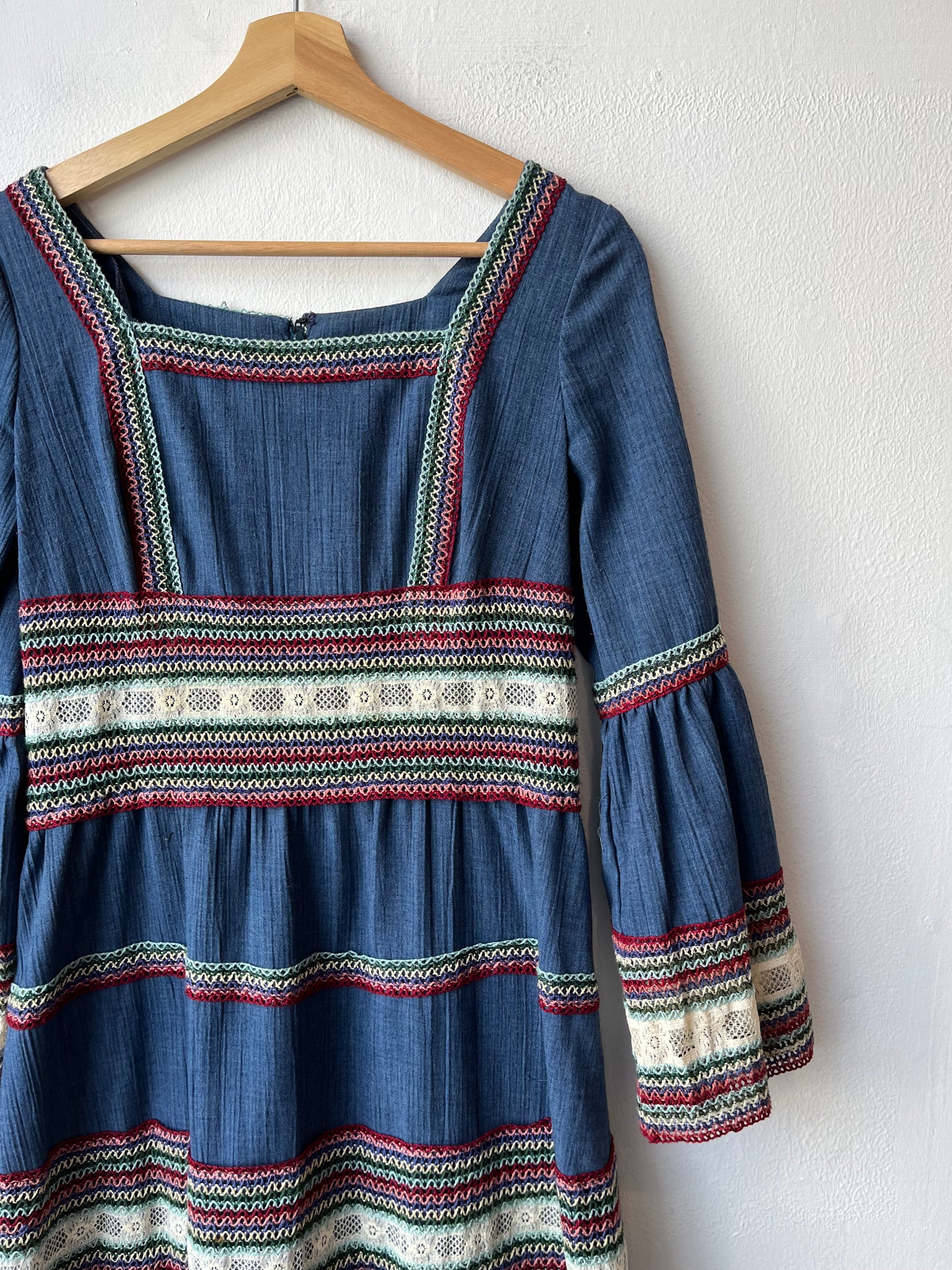 70's Cotton Maxi Dress
