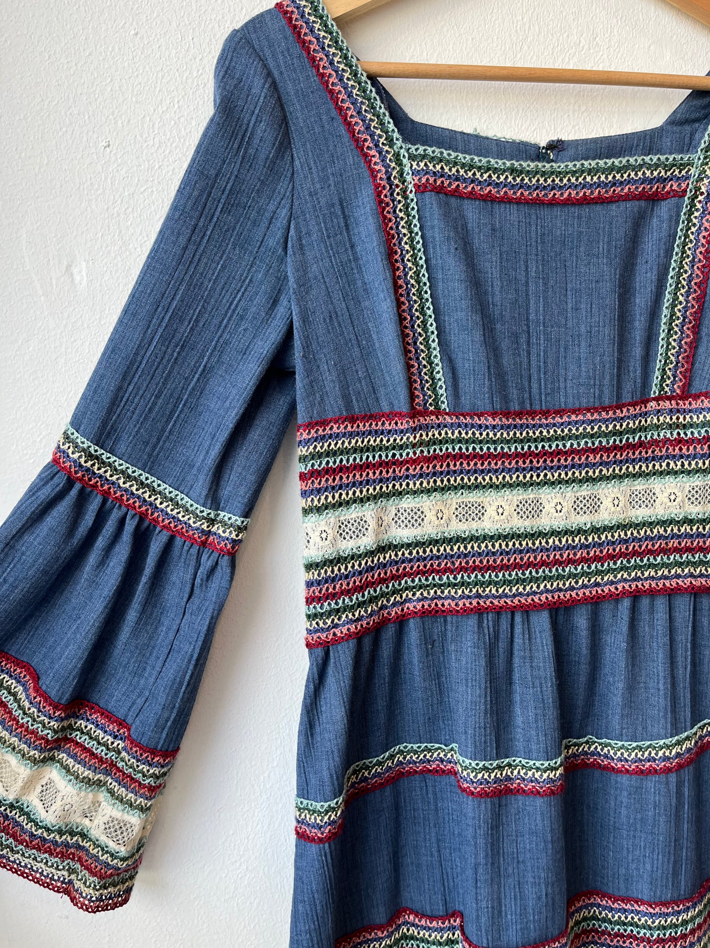 70's Cotton Maxi Dress