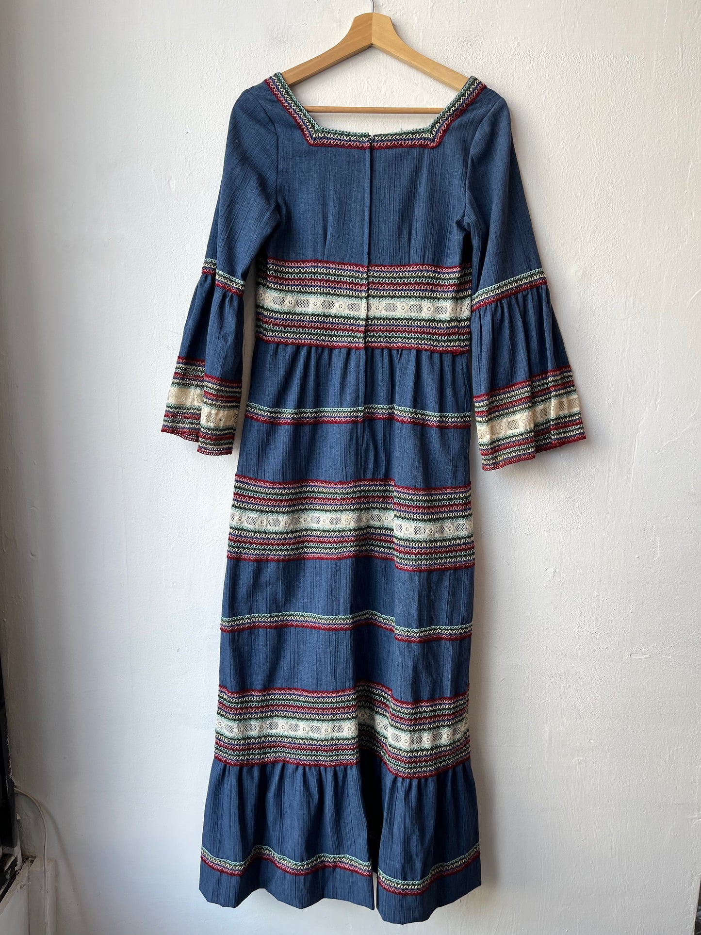 70's Cotton Maxi Dress