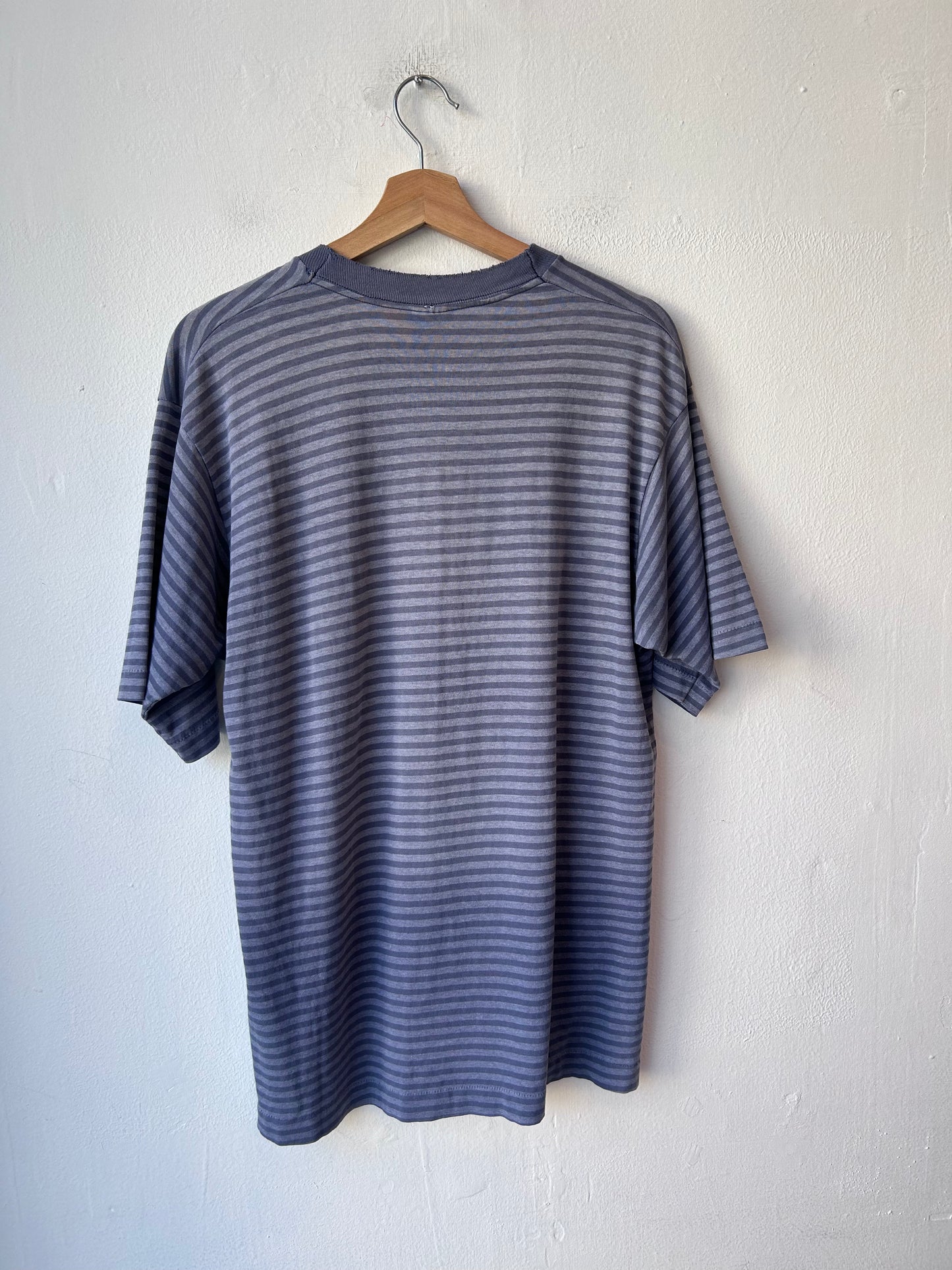 90's Blue Striped T-Shirt