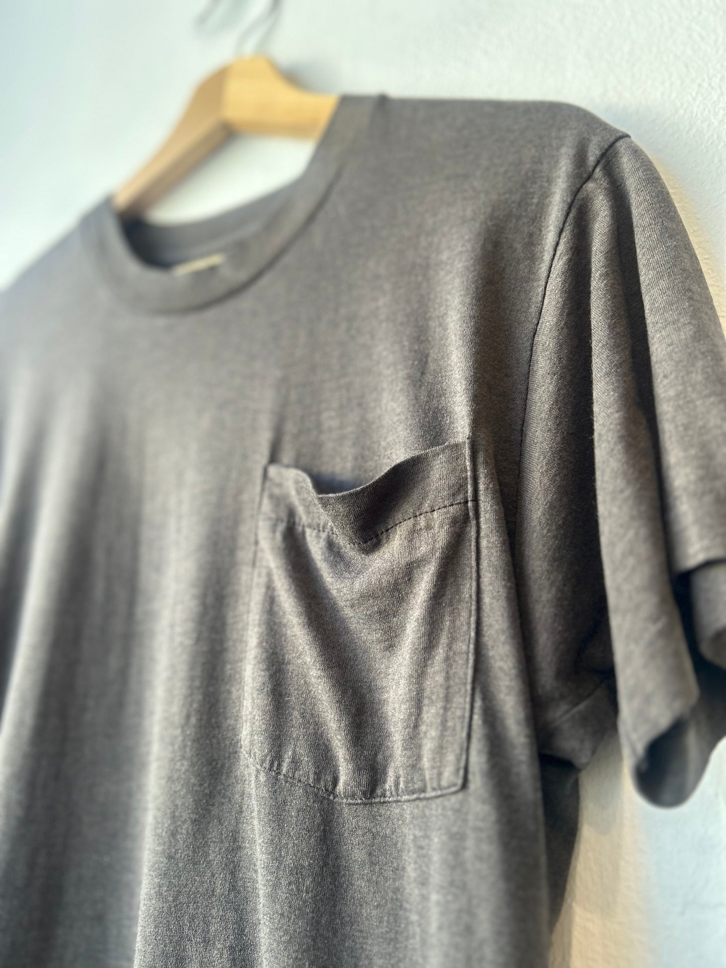 90's Black Pocket Tee