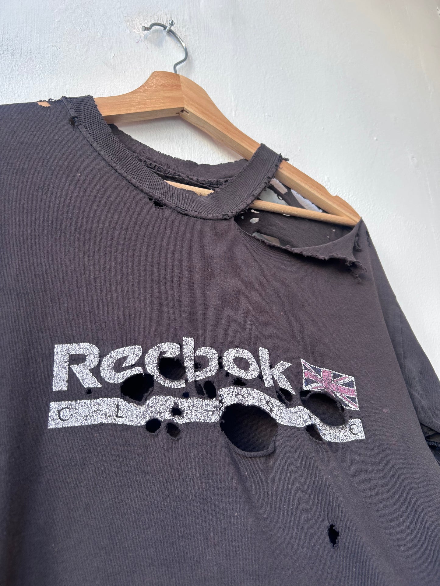 Y2K Reebok Distressed T-Shirt