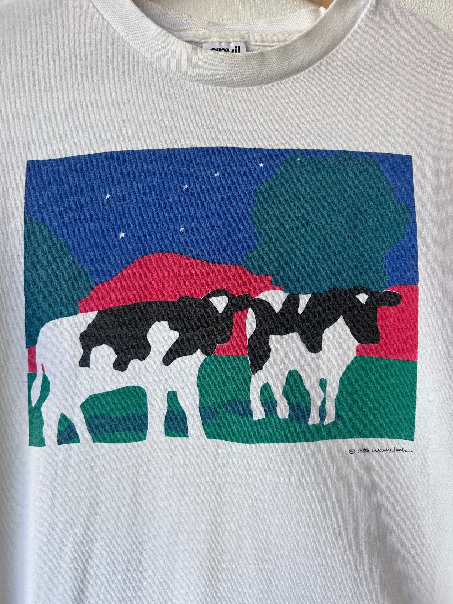 1985 Cows at Night T-Shirt