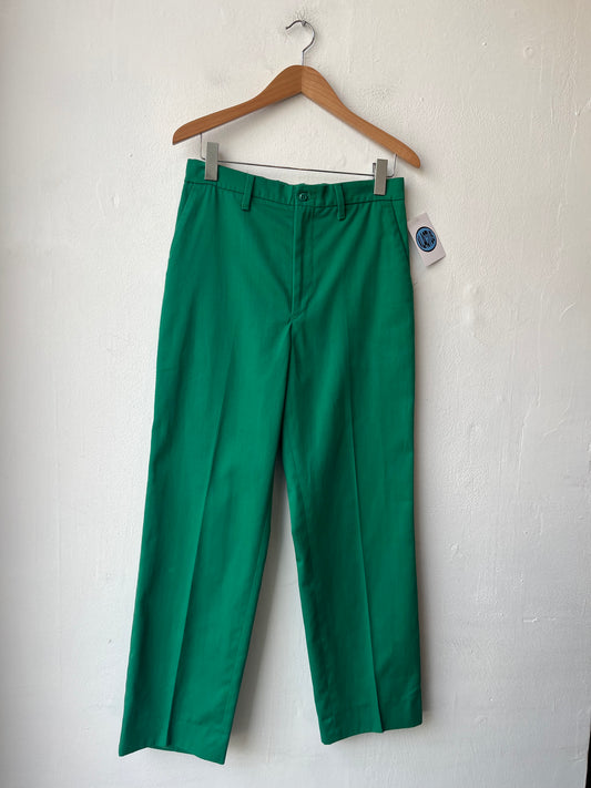 70's Green Trousers 30"