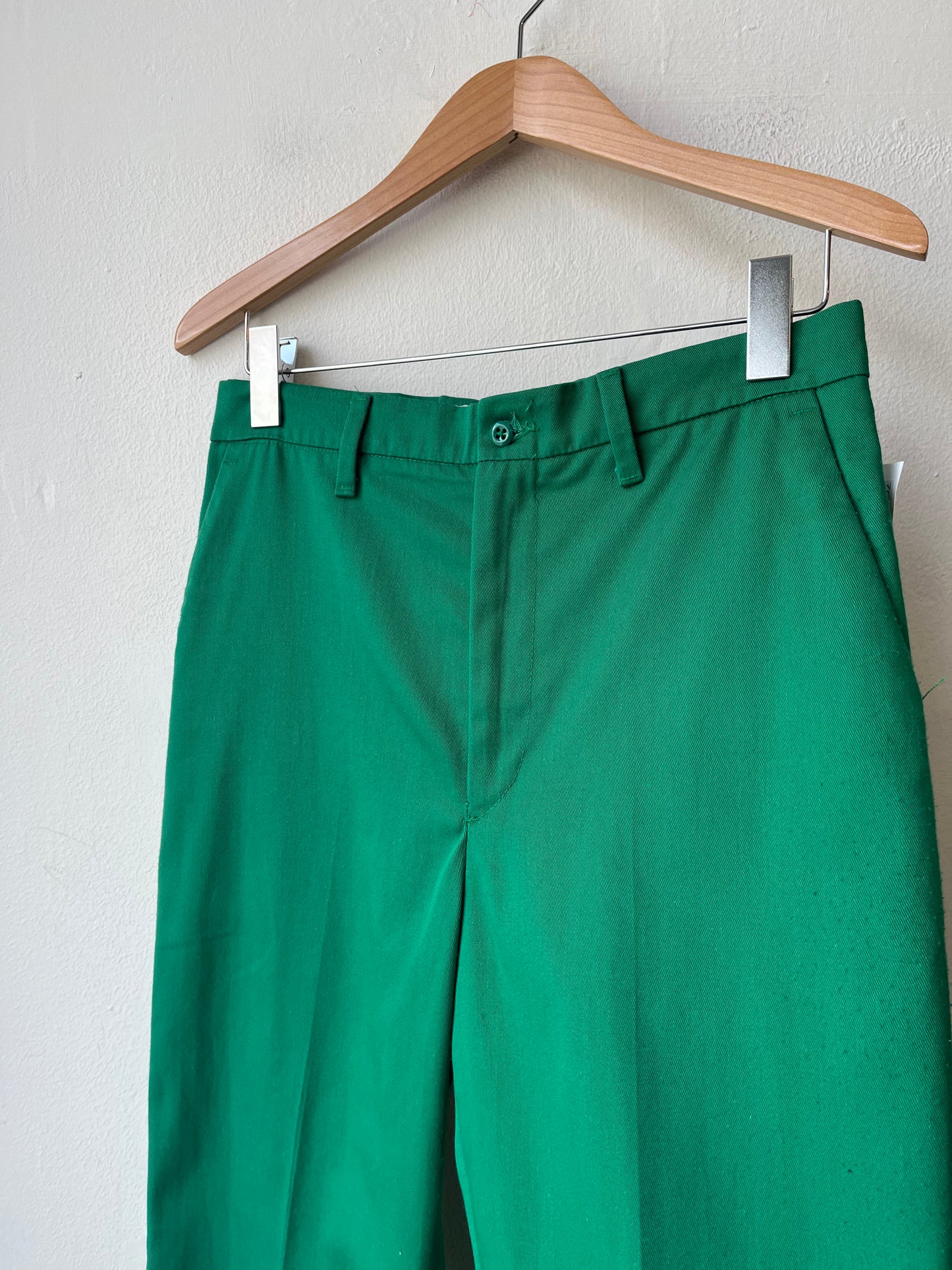 70's Green Trousers 30"