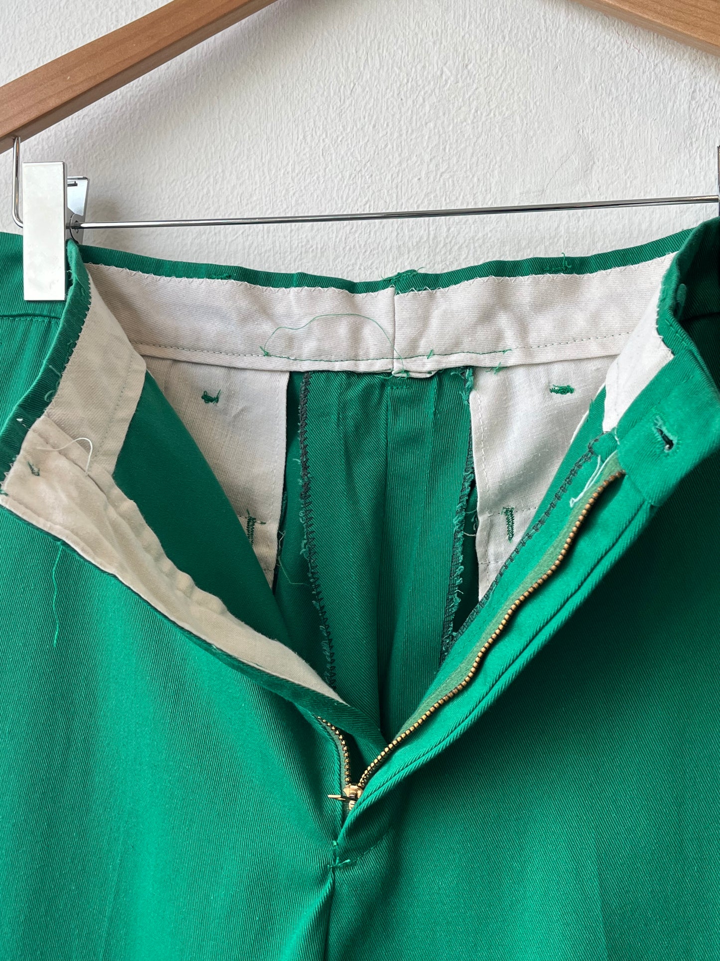 70's Green Trousers 30"