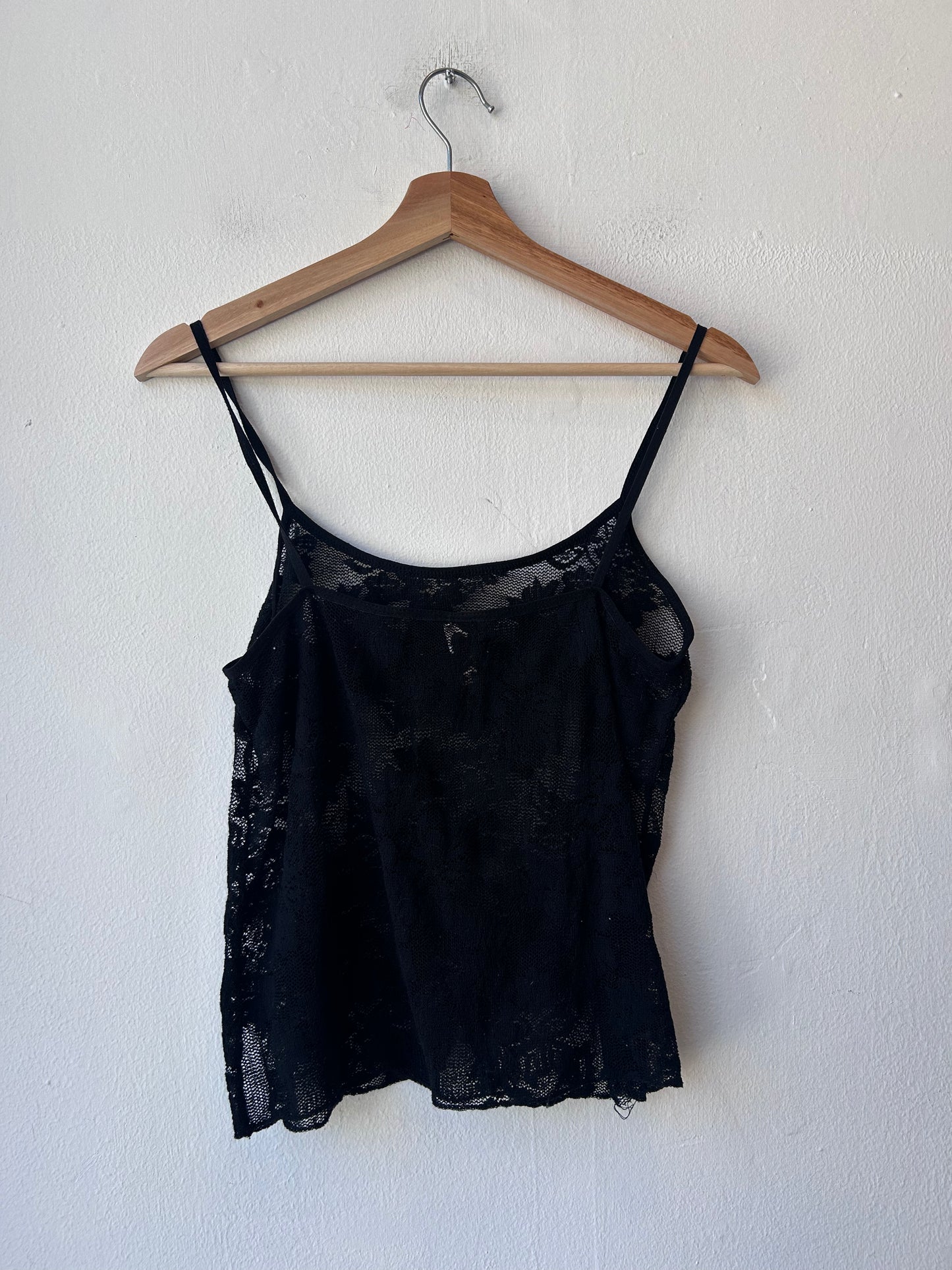Y2K Mesh Black Camisole