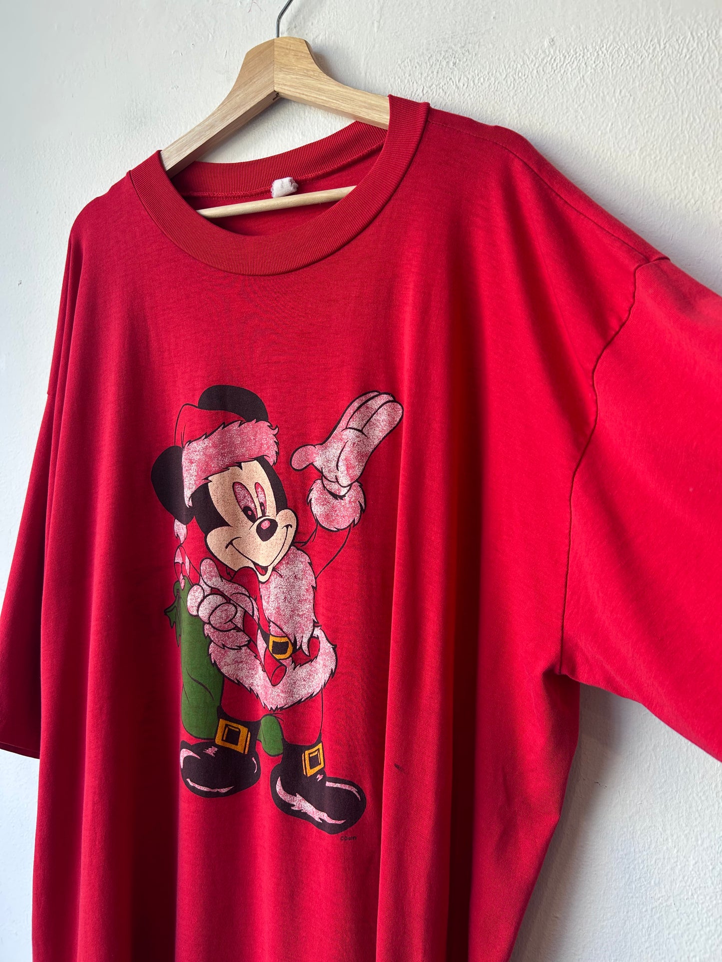 80's Christmas Mickey Sleep Shirt