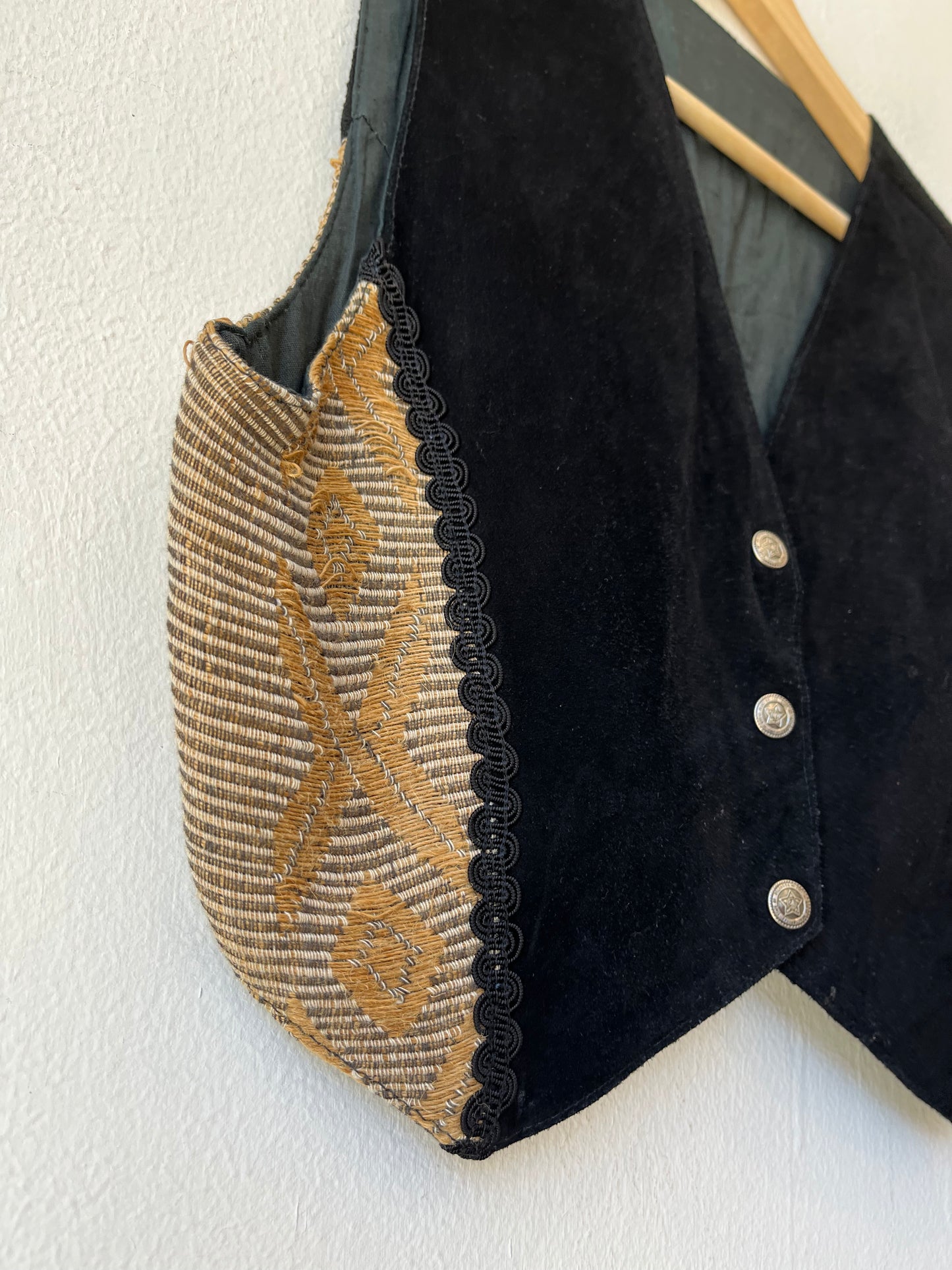80's Suede Cropped Vest