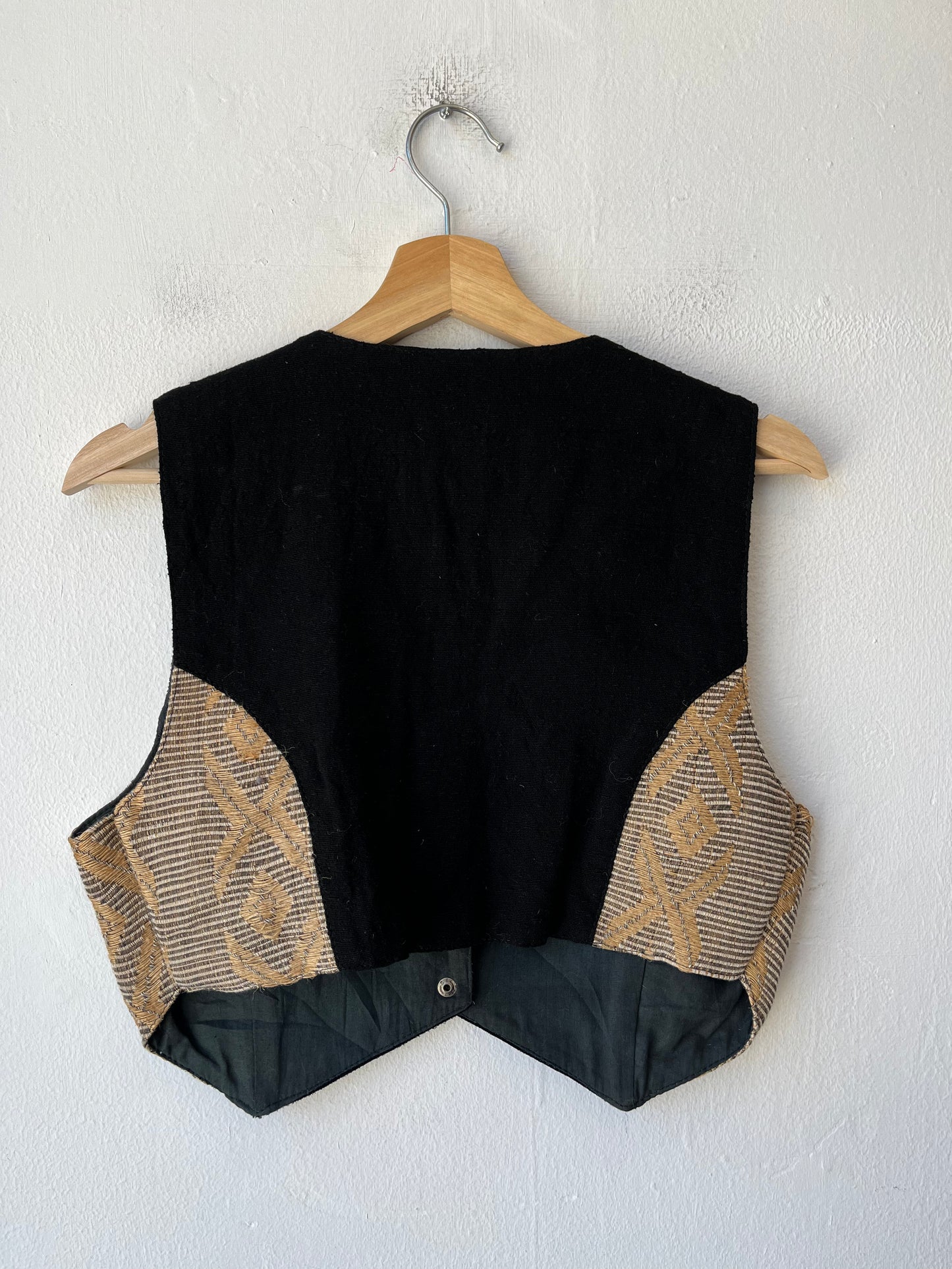80's Suede Cropped Vest