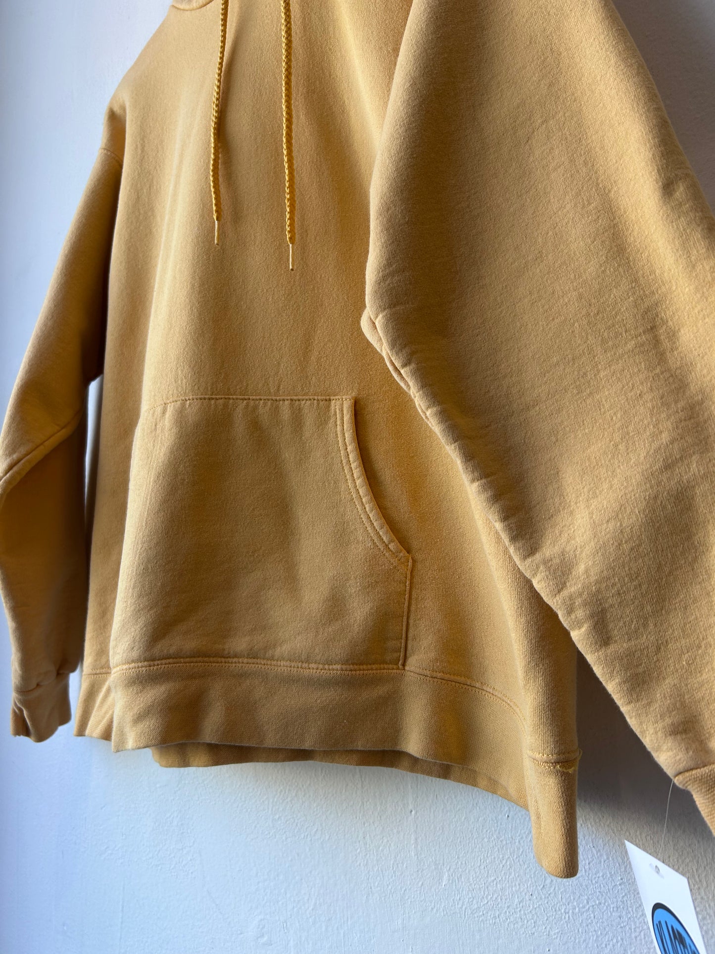 90's Pale Yellow Hoodie