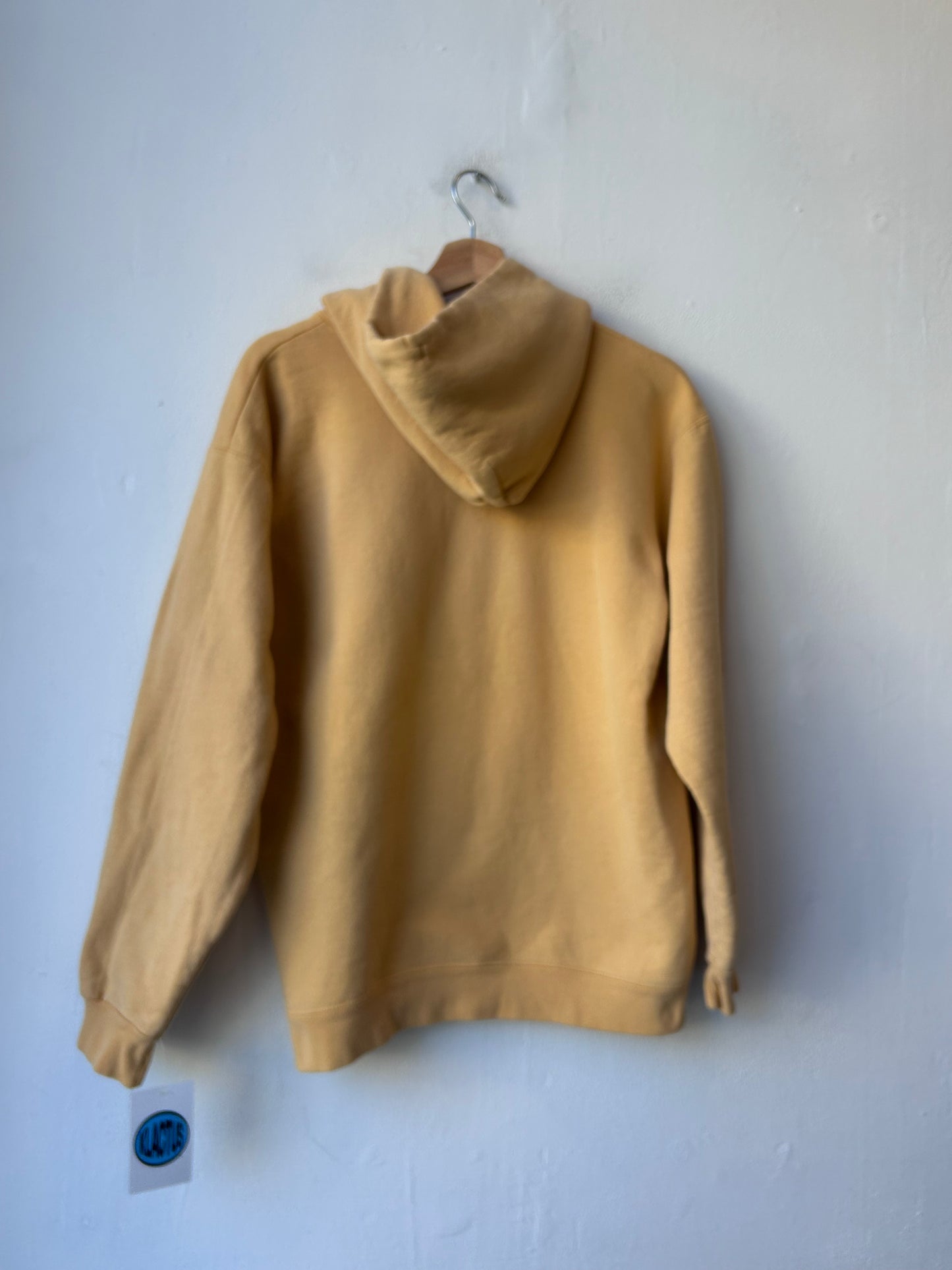 90's Pale Yellow Hoodie