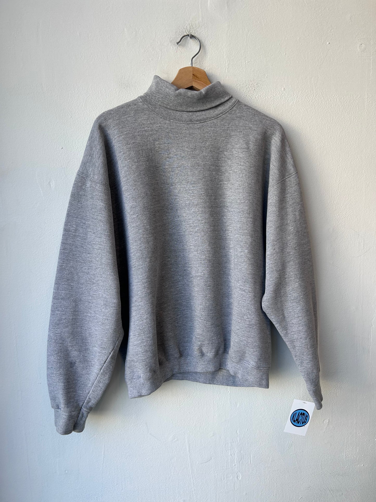 90's Gray Turtleneck Sweater