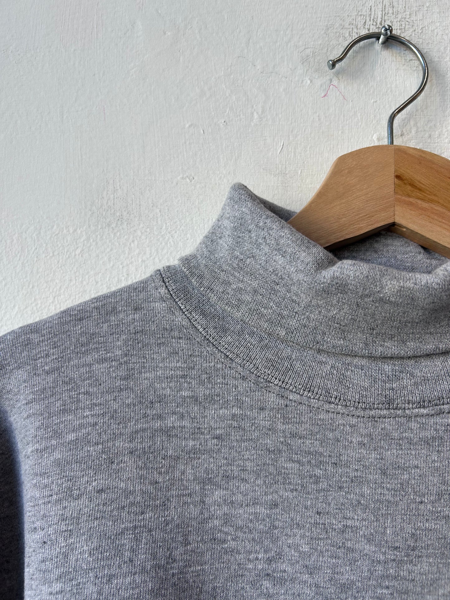 90's Gray Turtleneck Sweater