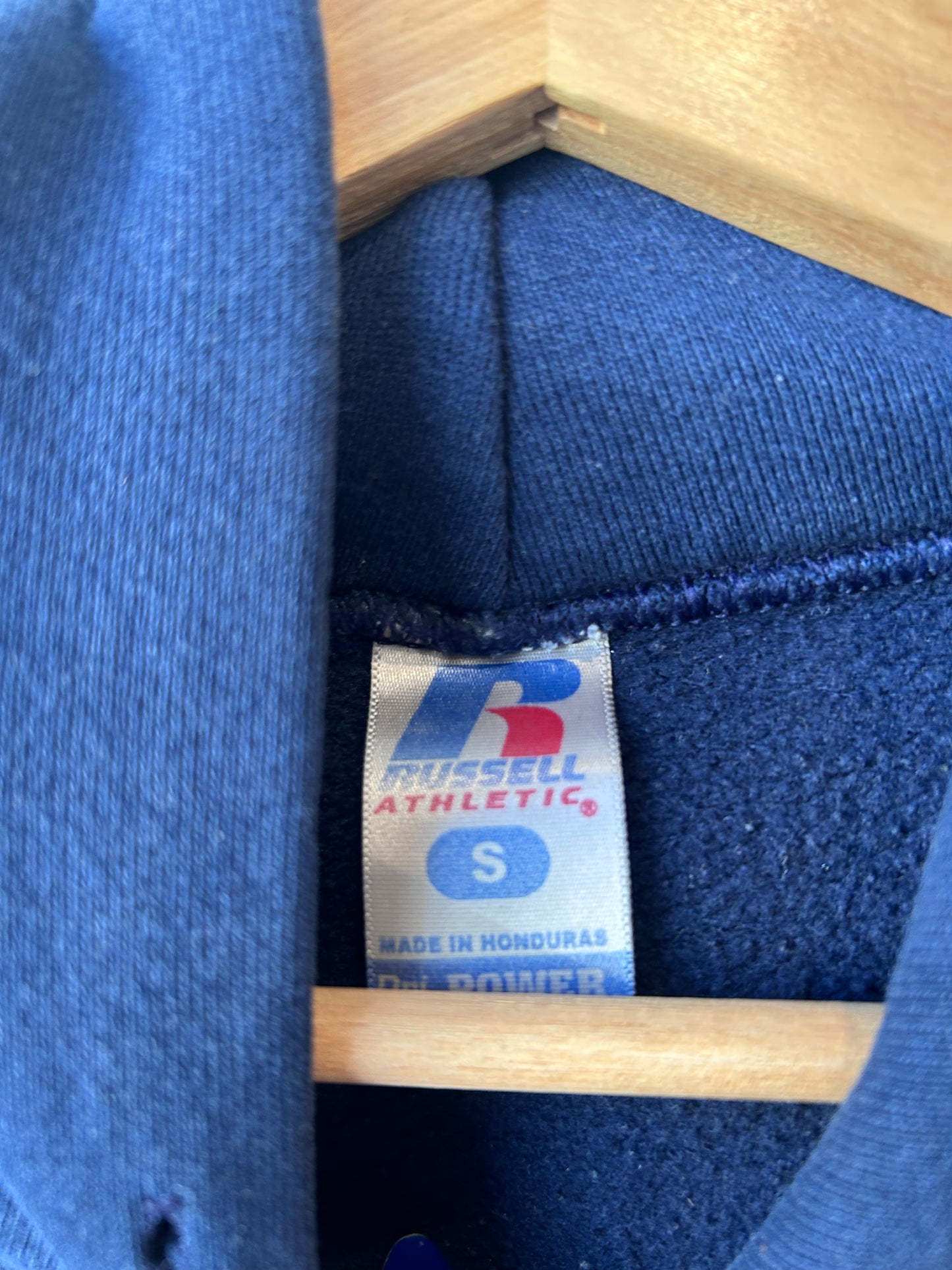 Y2K Navy Russell Hoodie