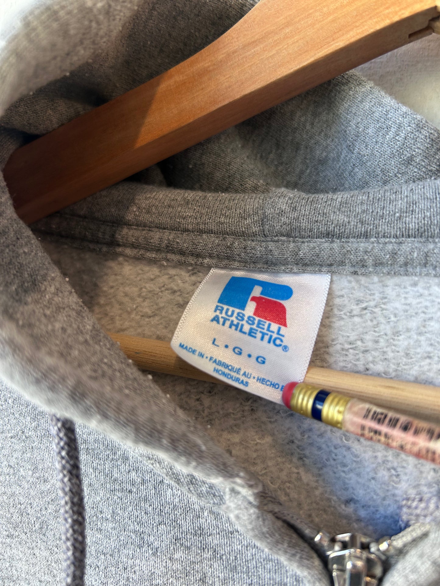 Y2K Gray Zip Up Hoodie